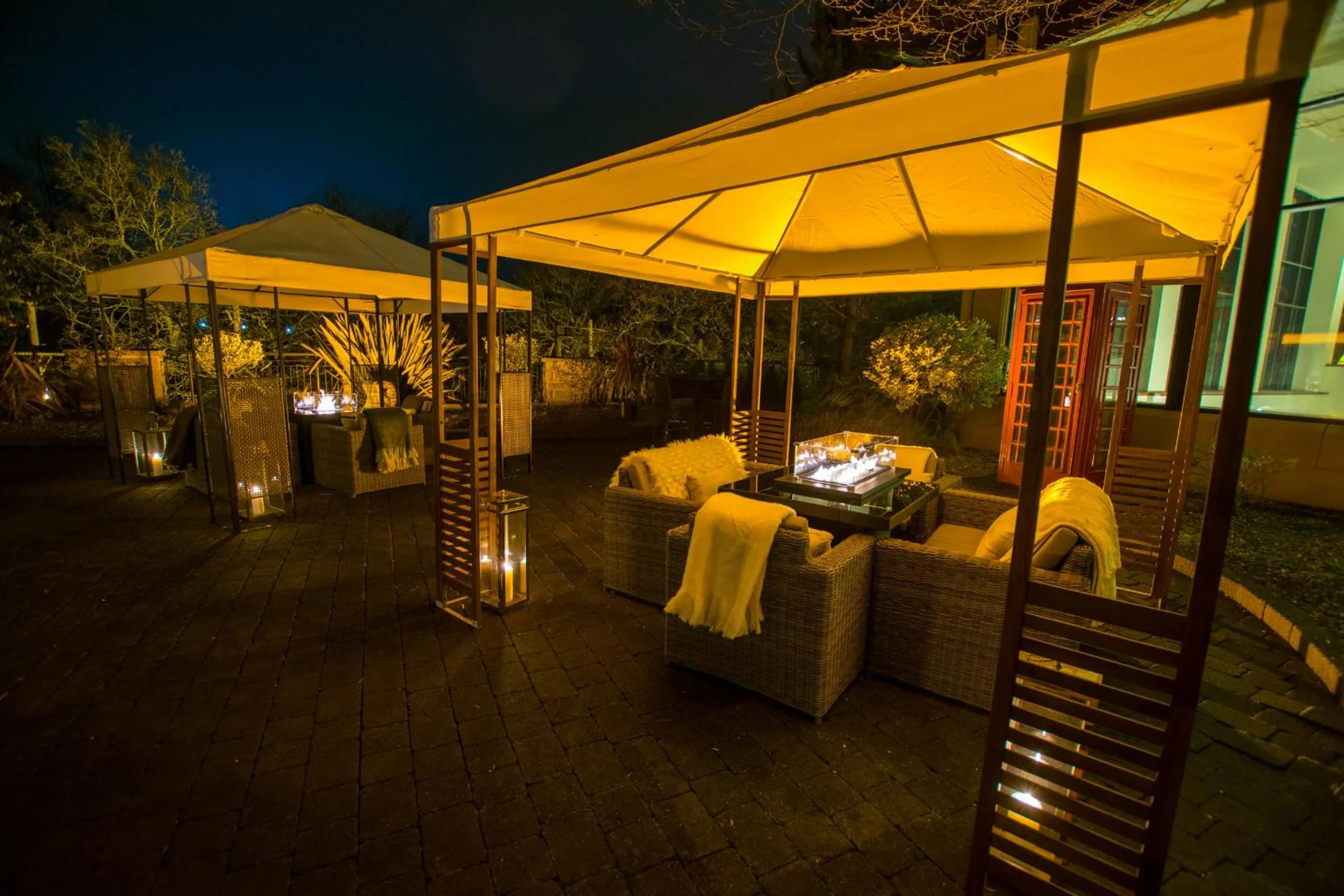 Patio in The Celtic Manor Resort