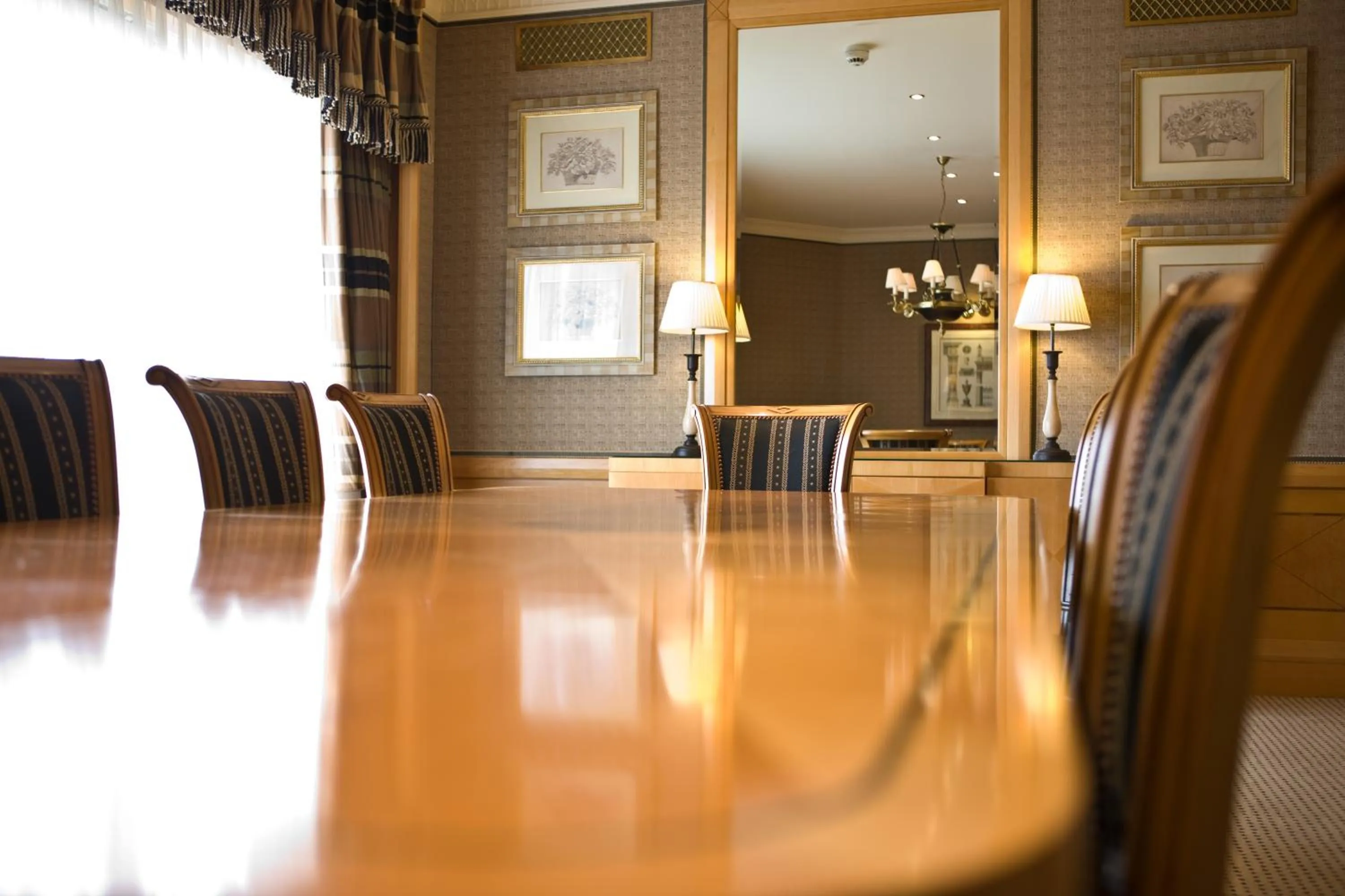 Dining area in The Celtic Manor Resort