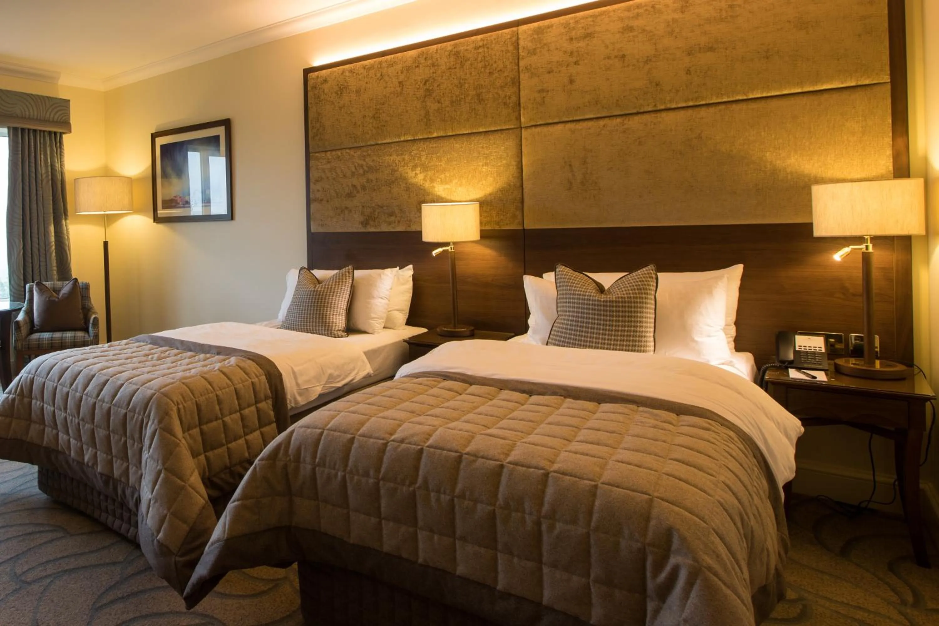 Bed in The Celtic Manor Resort