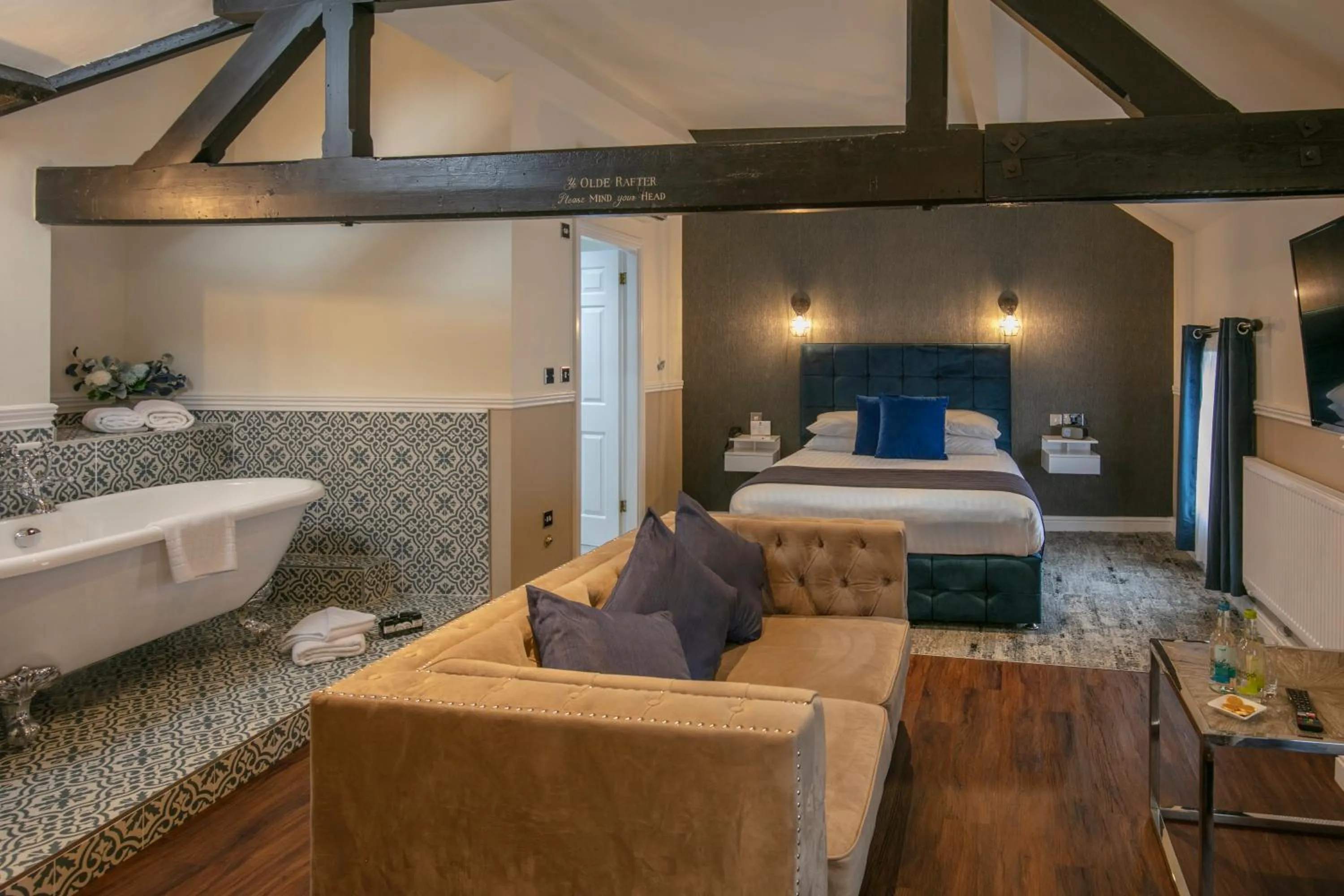 Bedroom in Best Western Lichfield City Centre The George Hotel