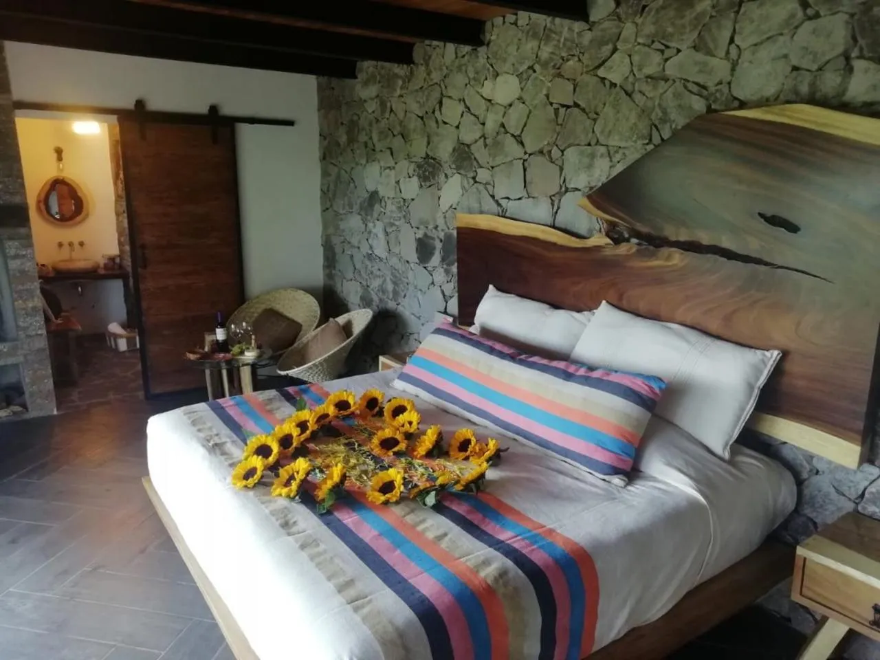 Bed in La Toscanía Tapalpa Resort & Agroturismo