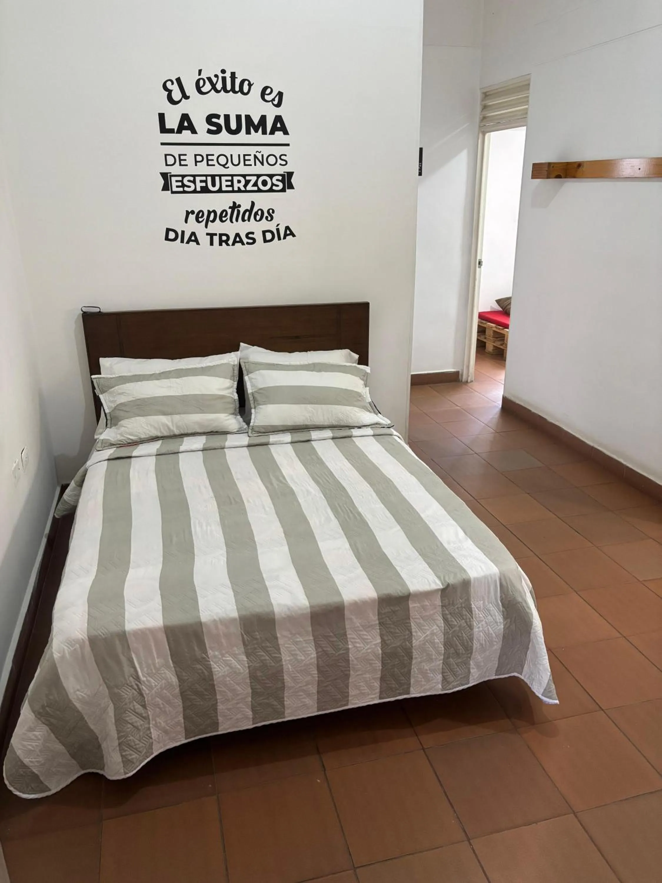 Bed in OUR HOME SAN ANTONIO