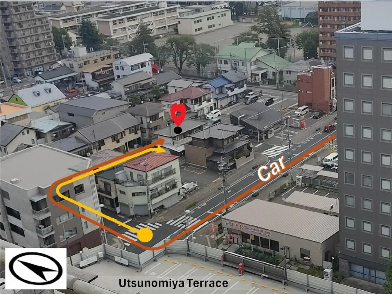 Property building in Guesthouse Kincha 駅東口