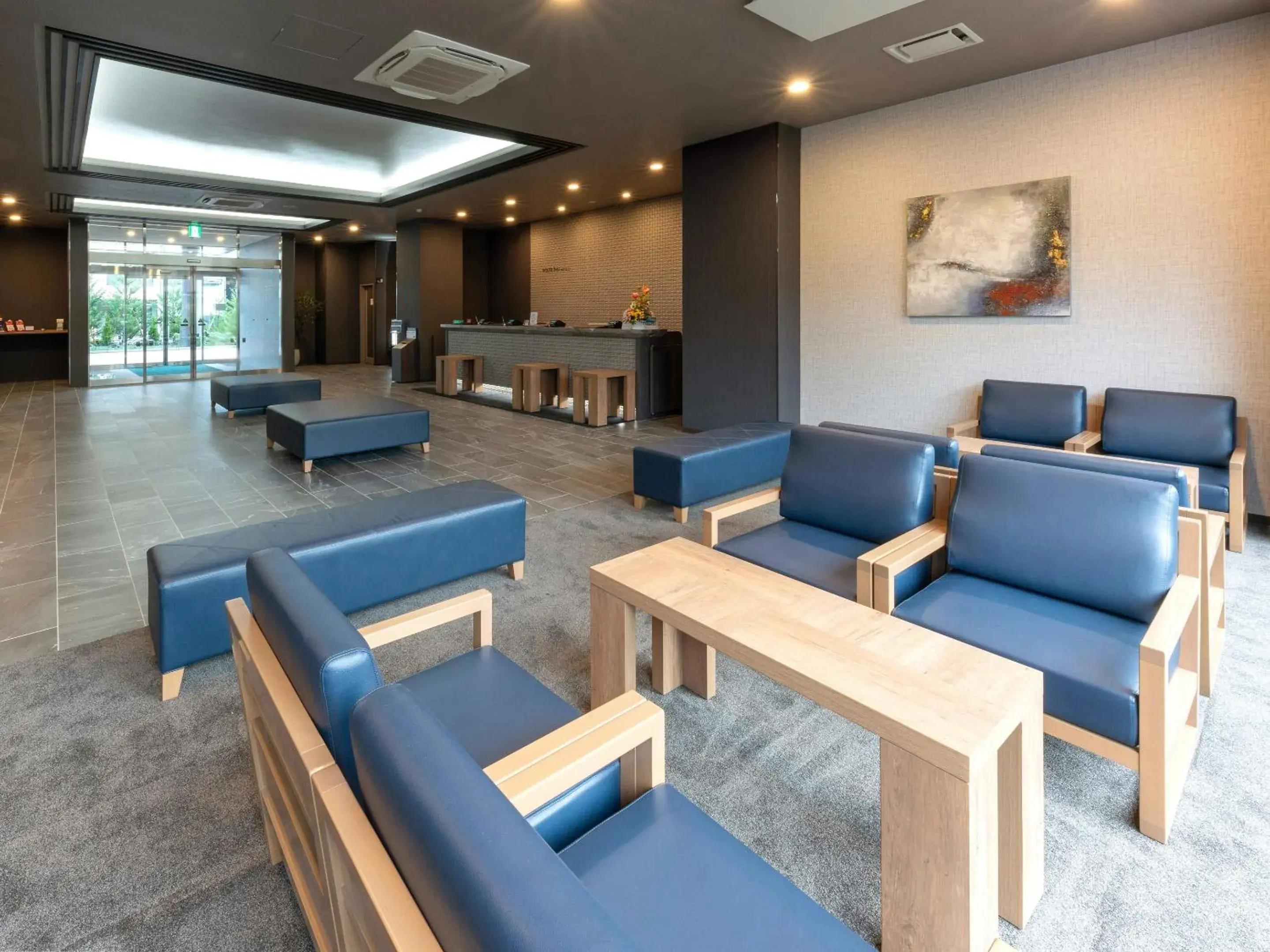 Lobby or reception in Hotel Route Inn Numata Lobby or reception in Hotel Route Inn Numata