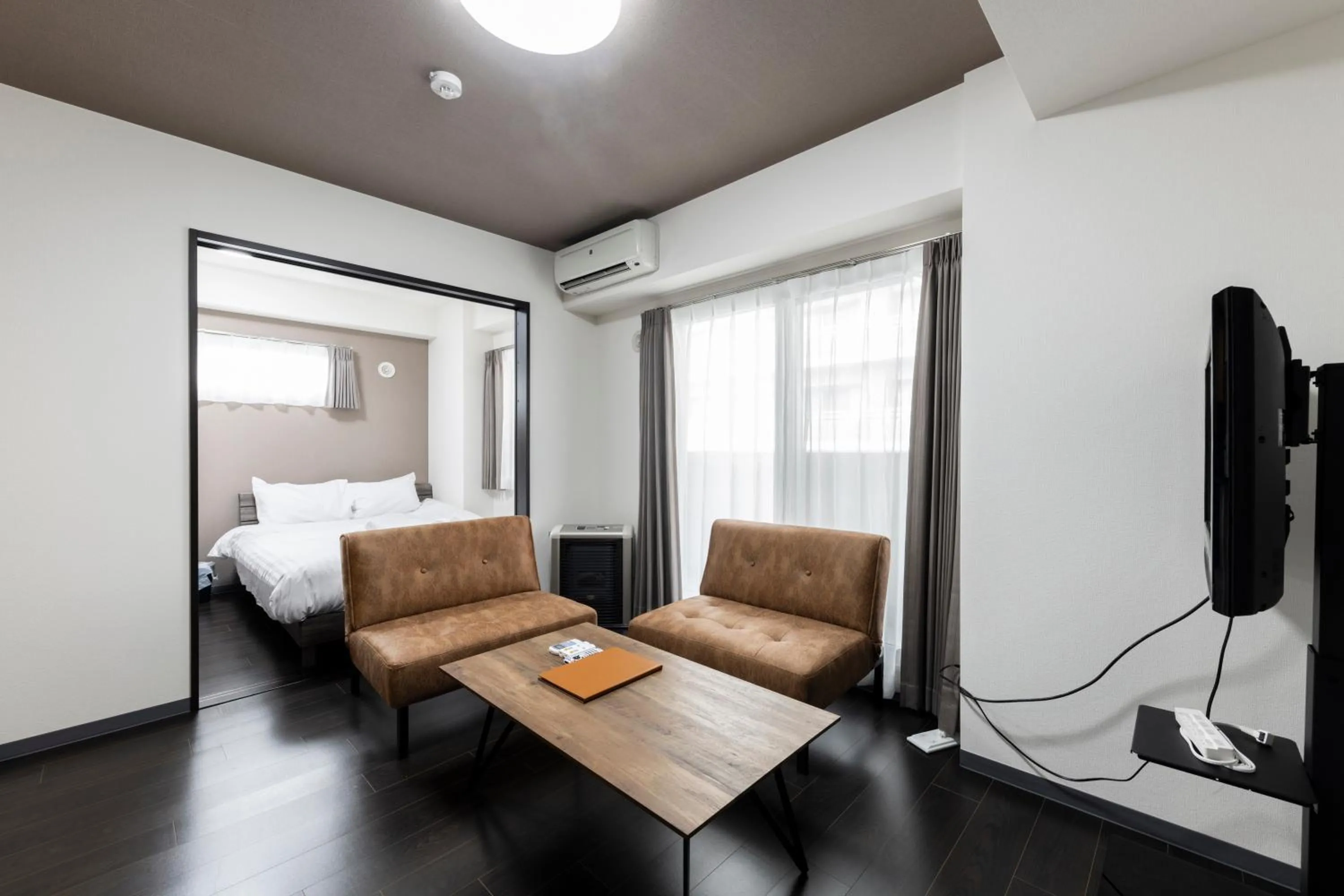 Living room, Bed in Estrella