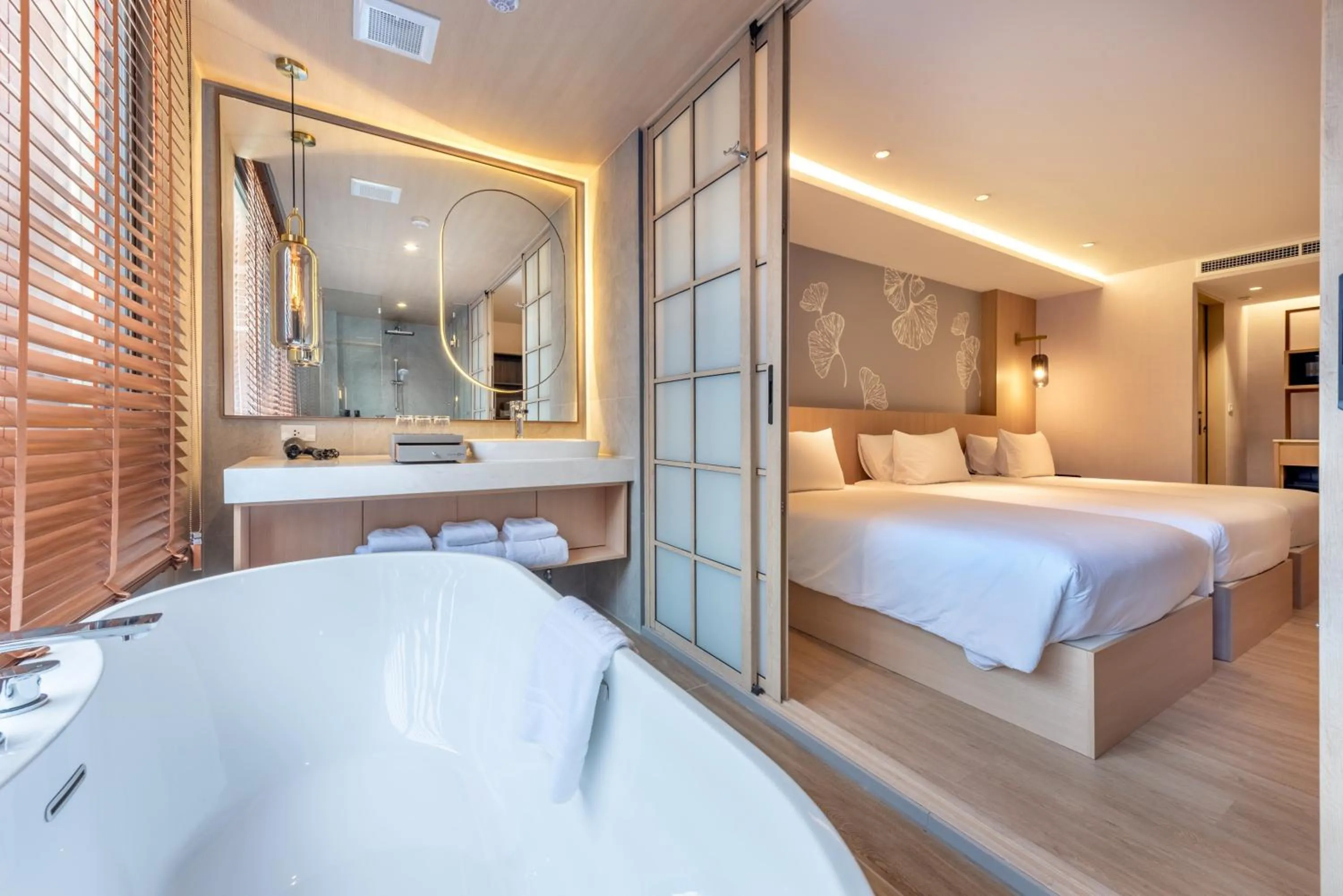 Bed in Salaya One Hotel & Service Apartment