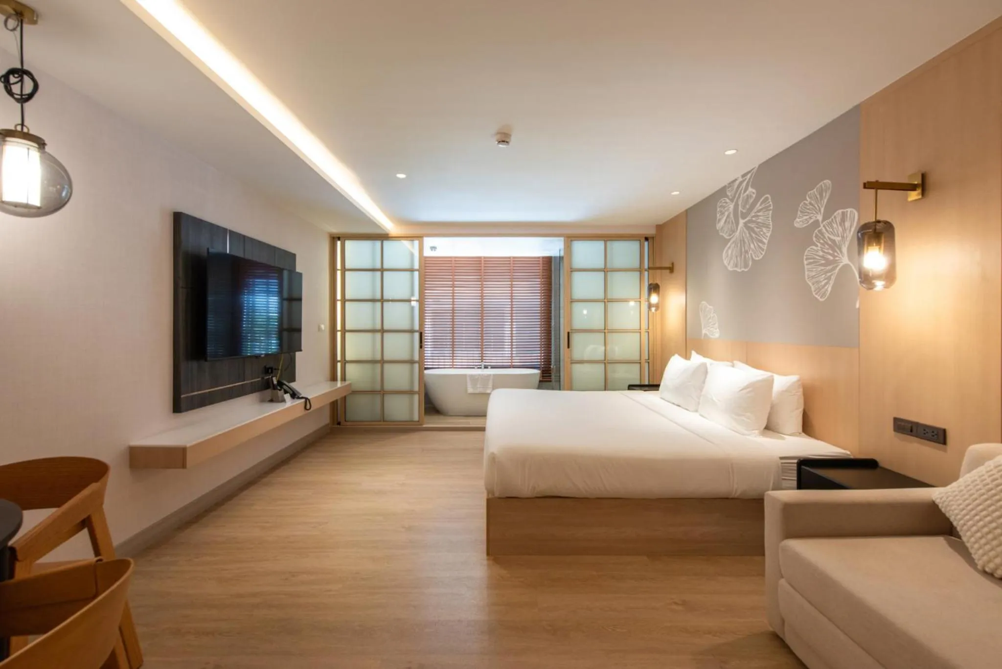 Bed in Salaya One Hotel & Service Apartment