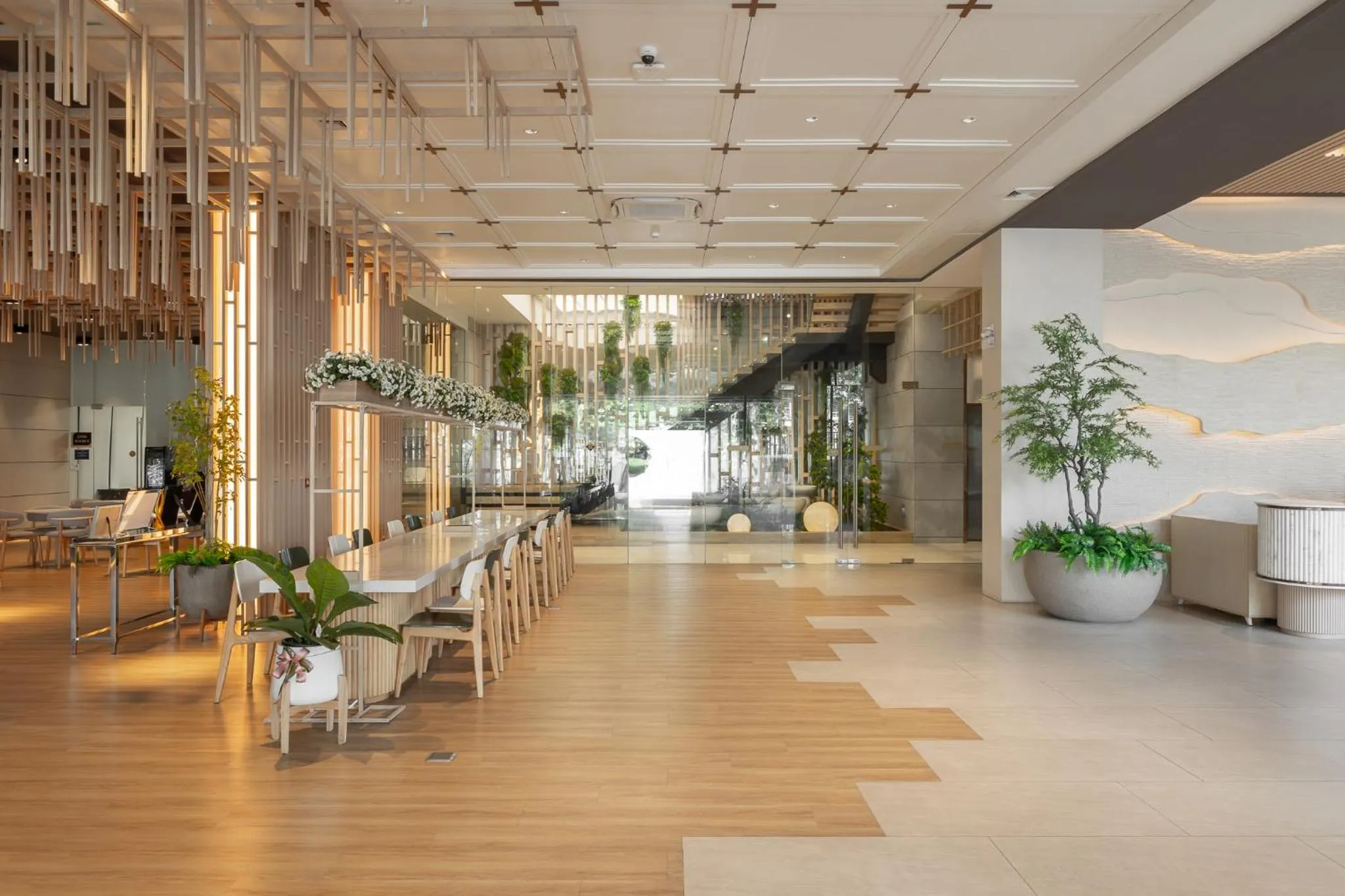 Lobby or reception in Salaya One Hotel & Service Apartment