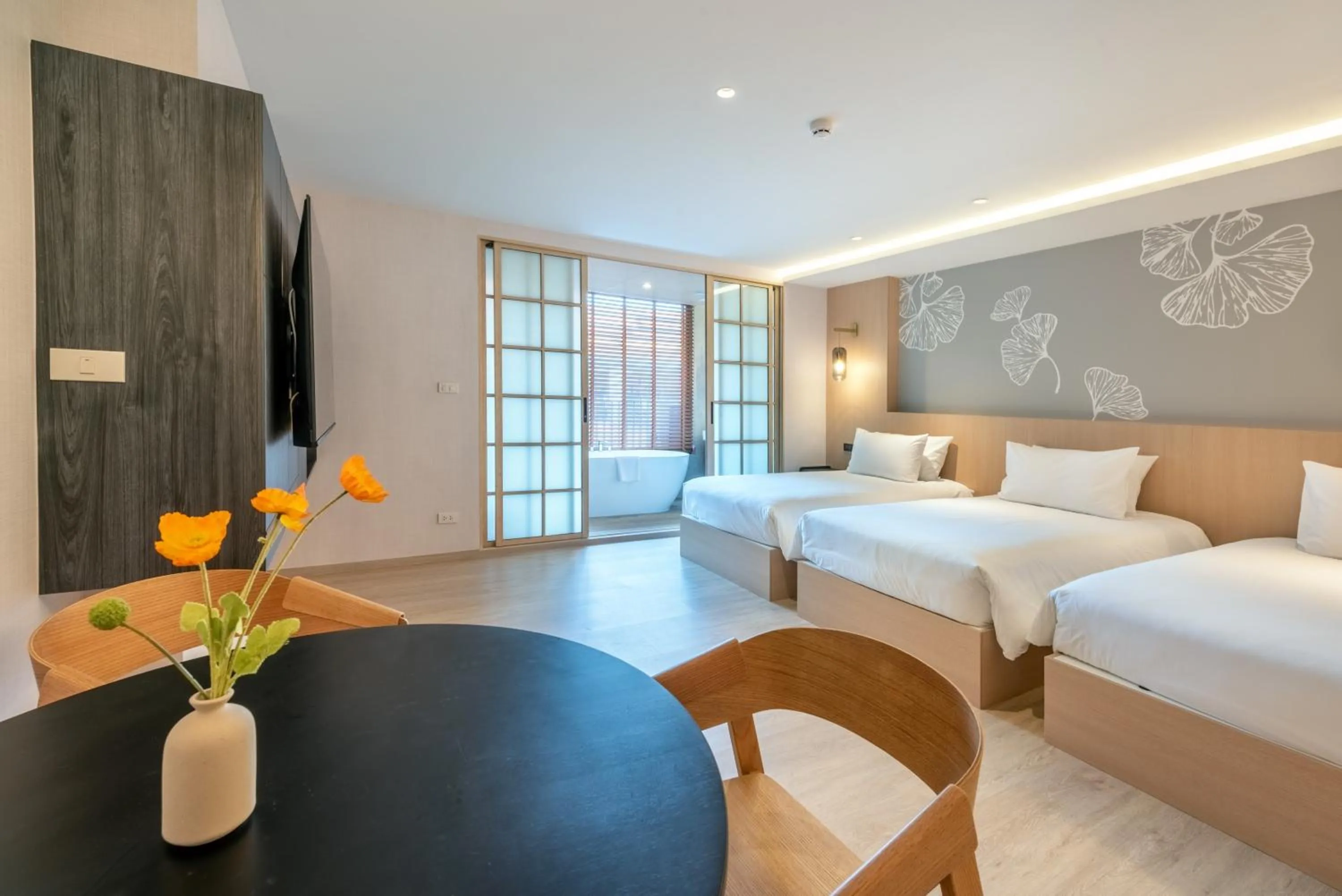 Bed in Salaya One Hotel & Service Apartment