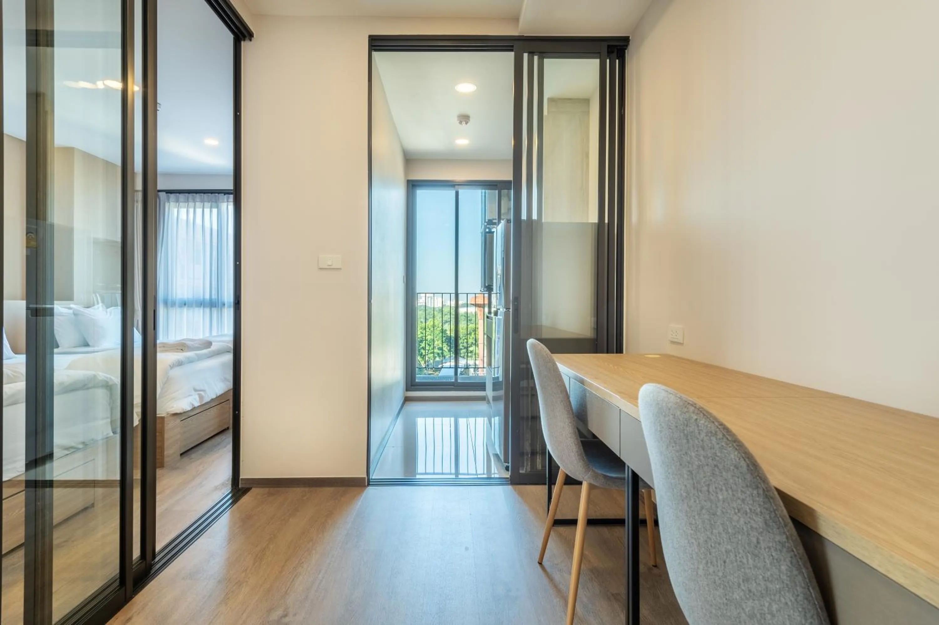 Bed in Salaya One Hotel & Service Apartment