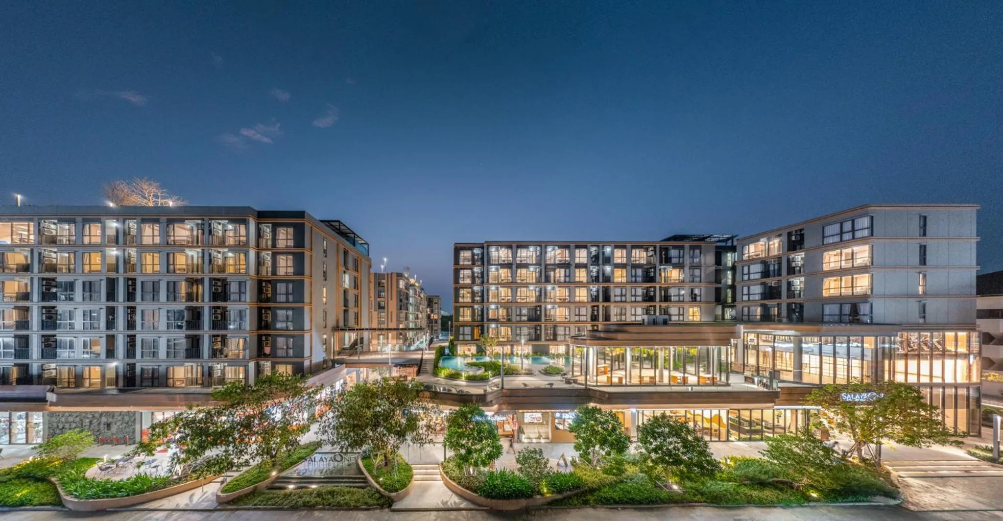 Property building in Salaya One Hotel & Service Apartment