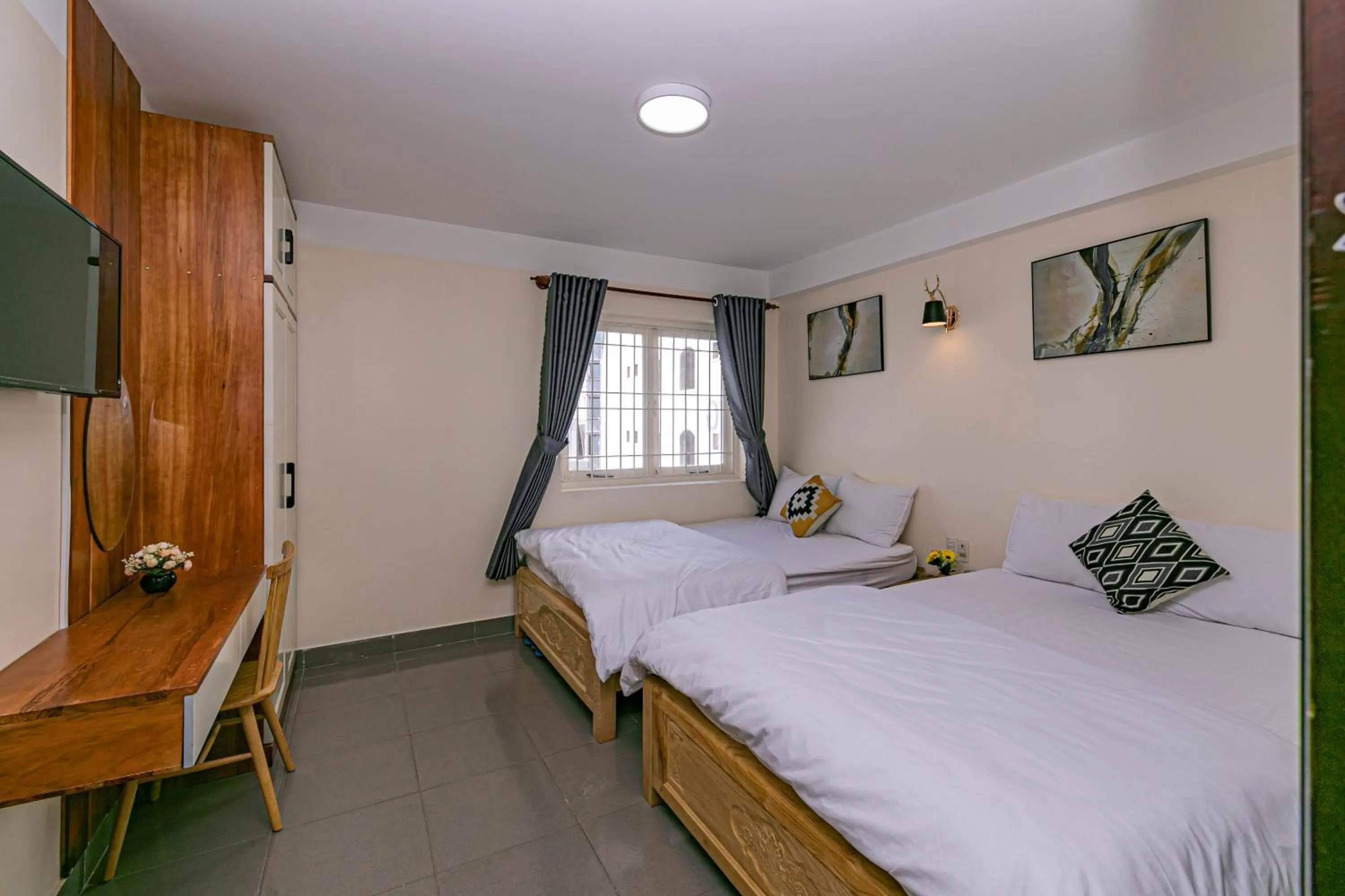 Bed in Thang Lap Hotel