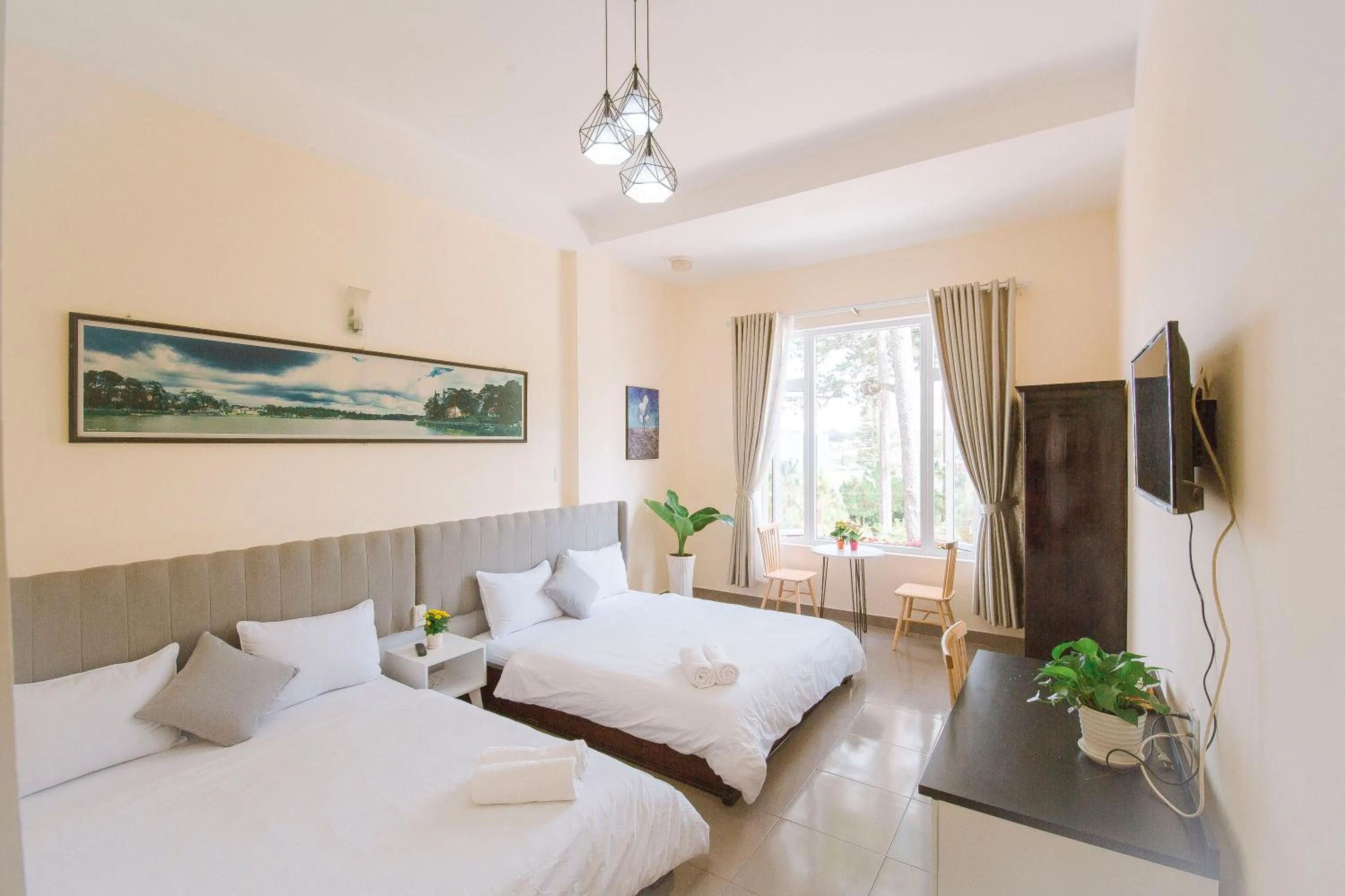 Bed in Thang Lap Hotel