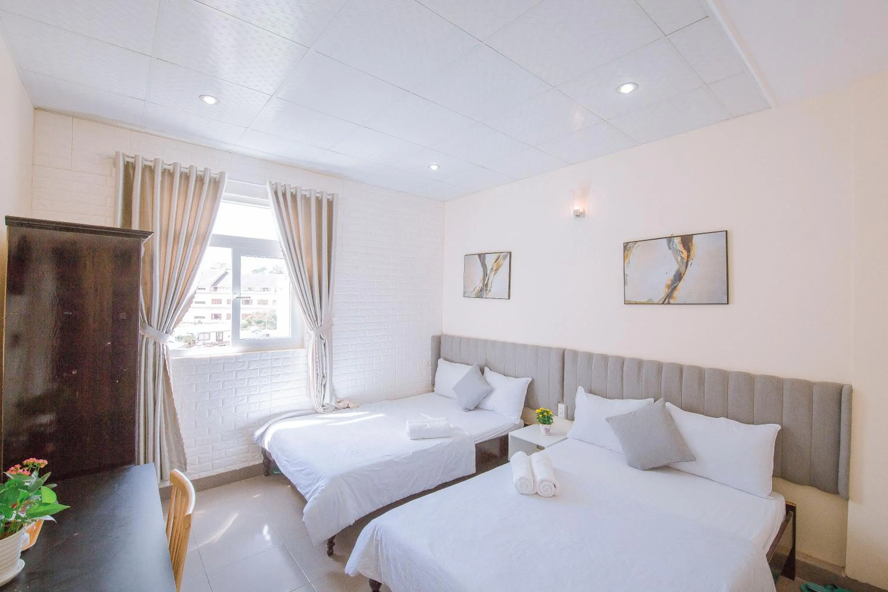 Bed in Thang Lap Hotel