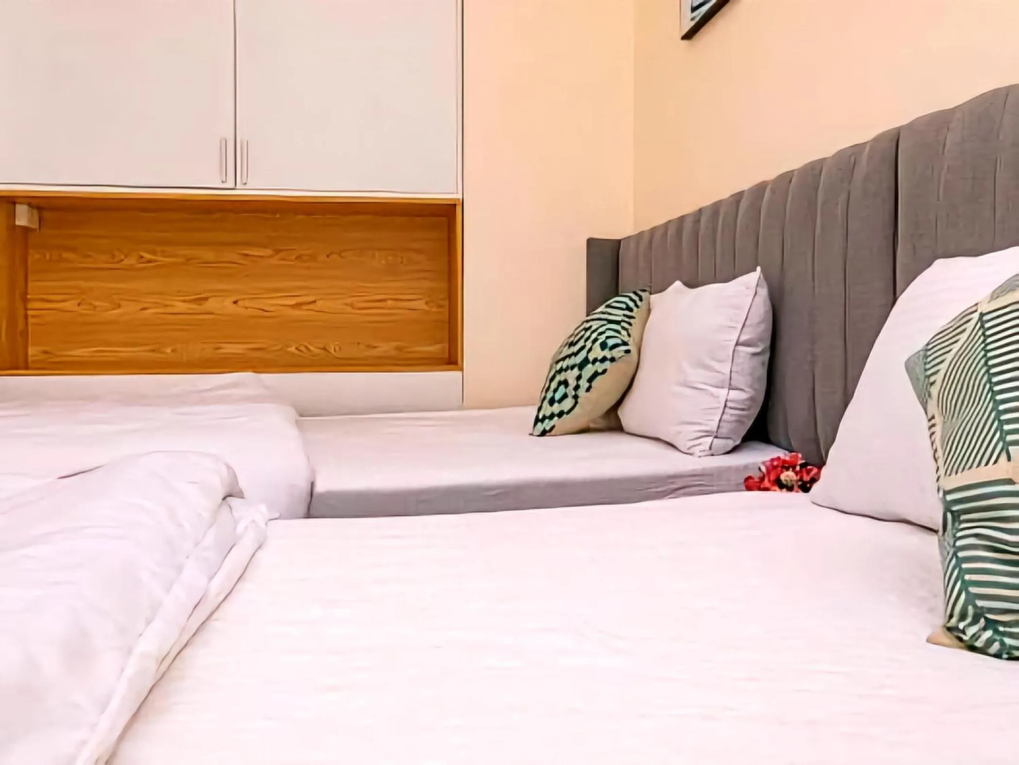 Bed in Thang Lap Hotel