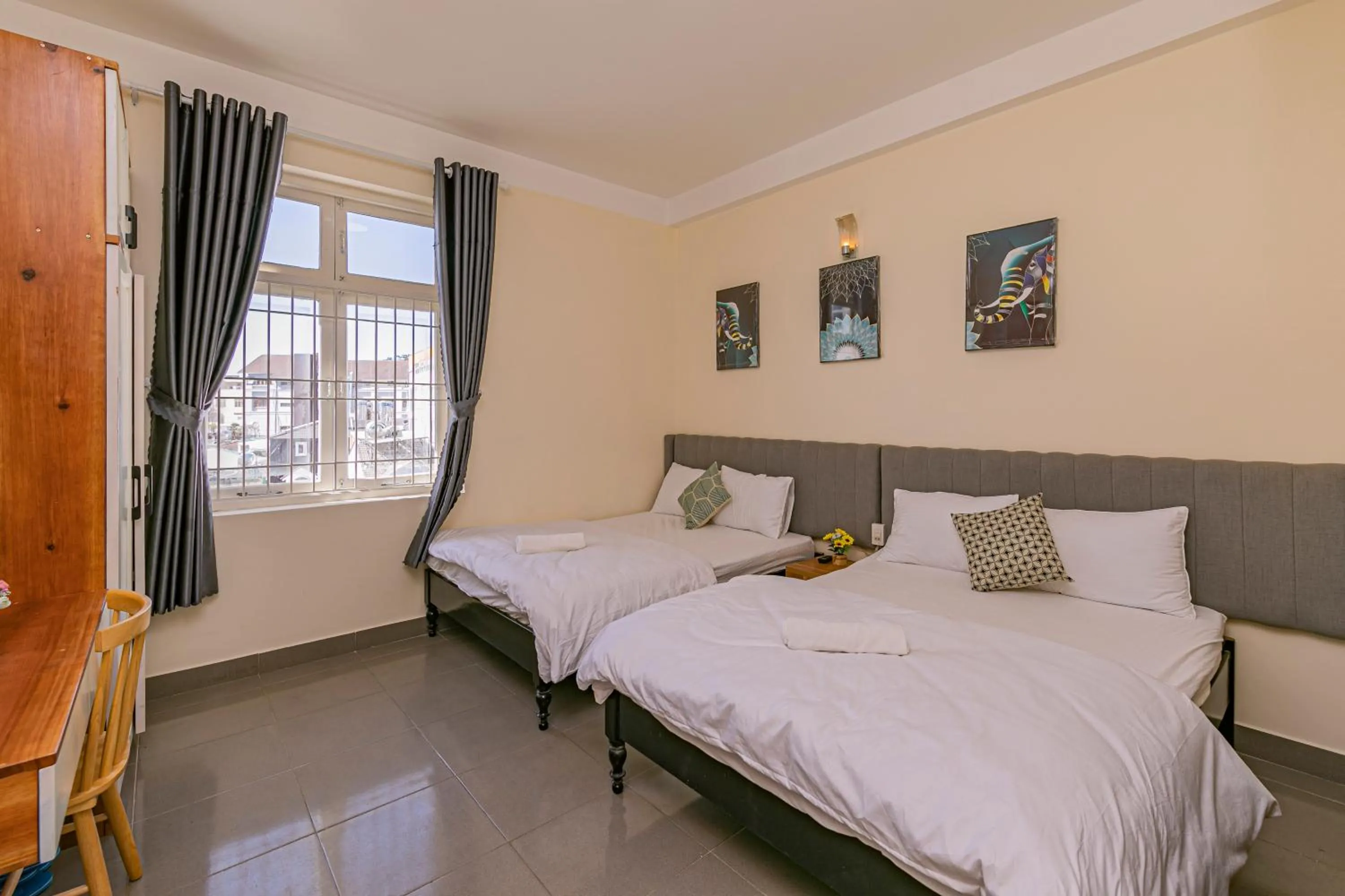 Bed in Thang Lap Hotel