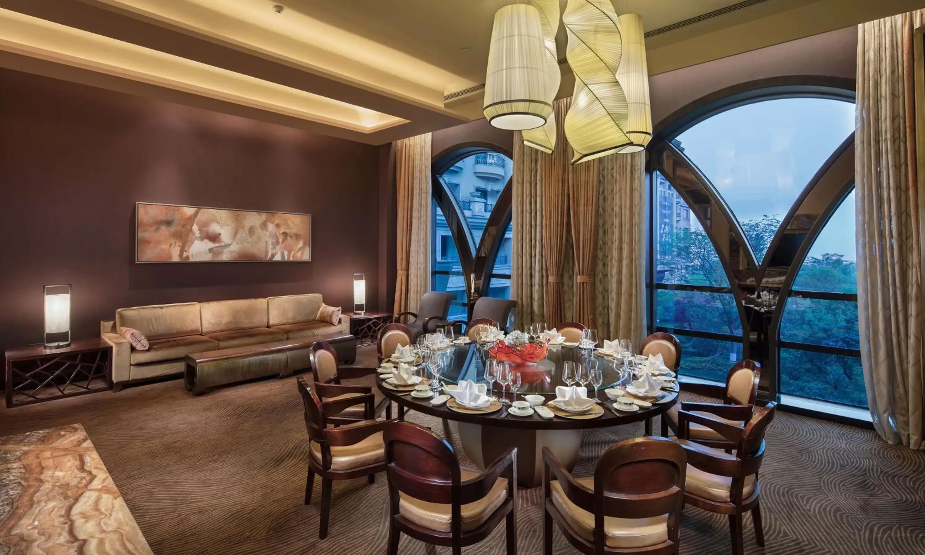 Restaurant/places to eat in Hilton Qingdao Golden Beach 丨 10 mins' walk to Golden Beach and Beer City Restaurant/places to eat in Hilton Qingdao Golden Beach 丨 10 mins' walk to Golden Beach and Beer City