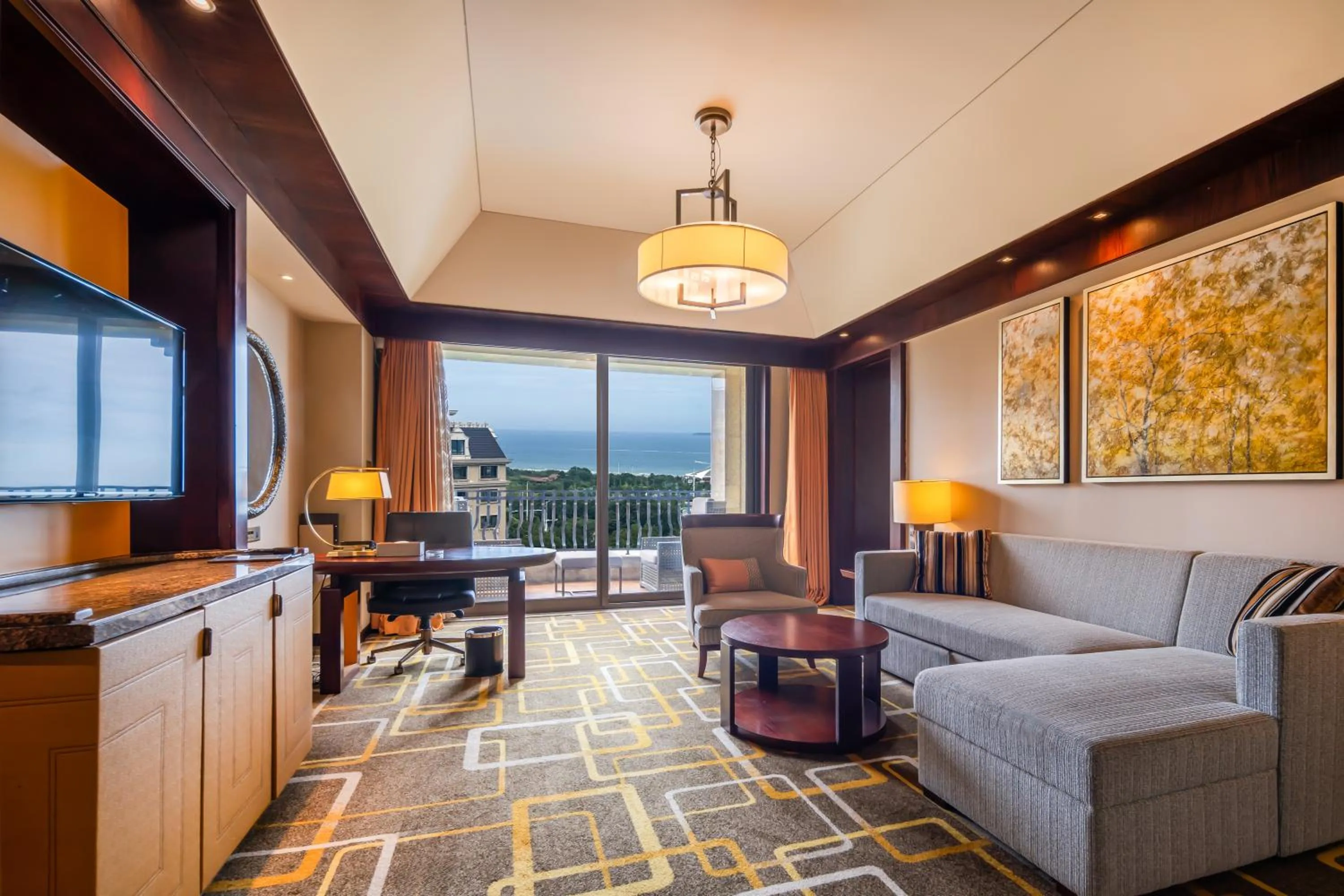 Property building in Hilton Qingdao Golden Beach 丨 10 mins' walk to Golden Beach and Beer City