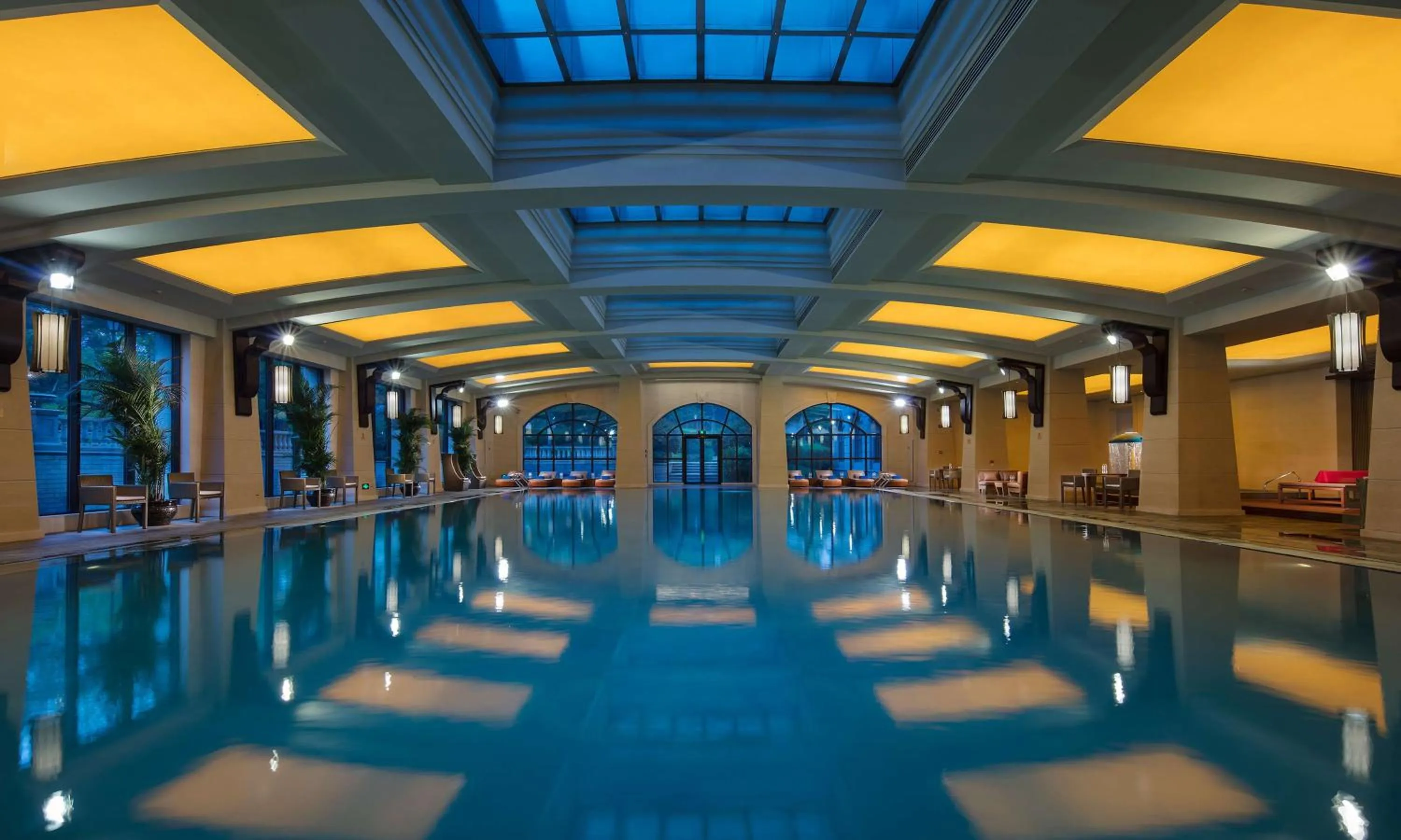 Pool view in Hilton Qingdao Golden Beach 丨 10 mins' walk to Golden Beach and Beer City