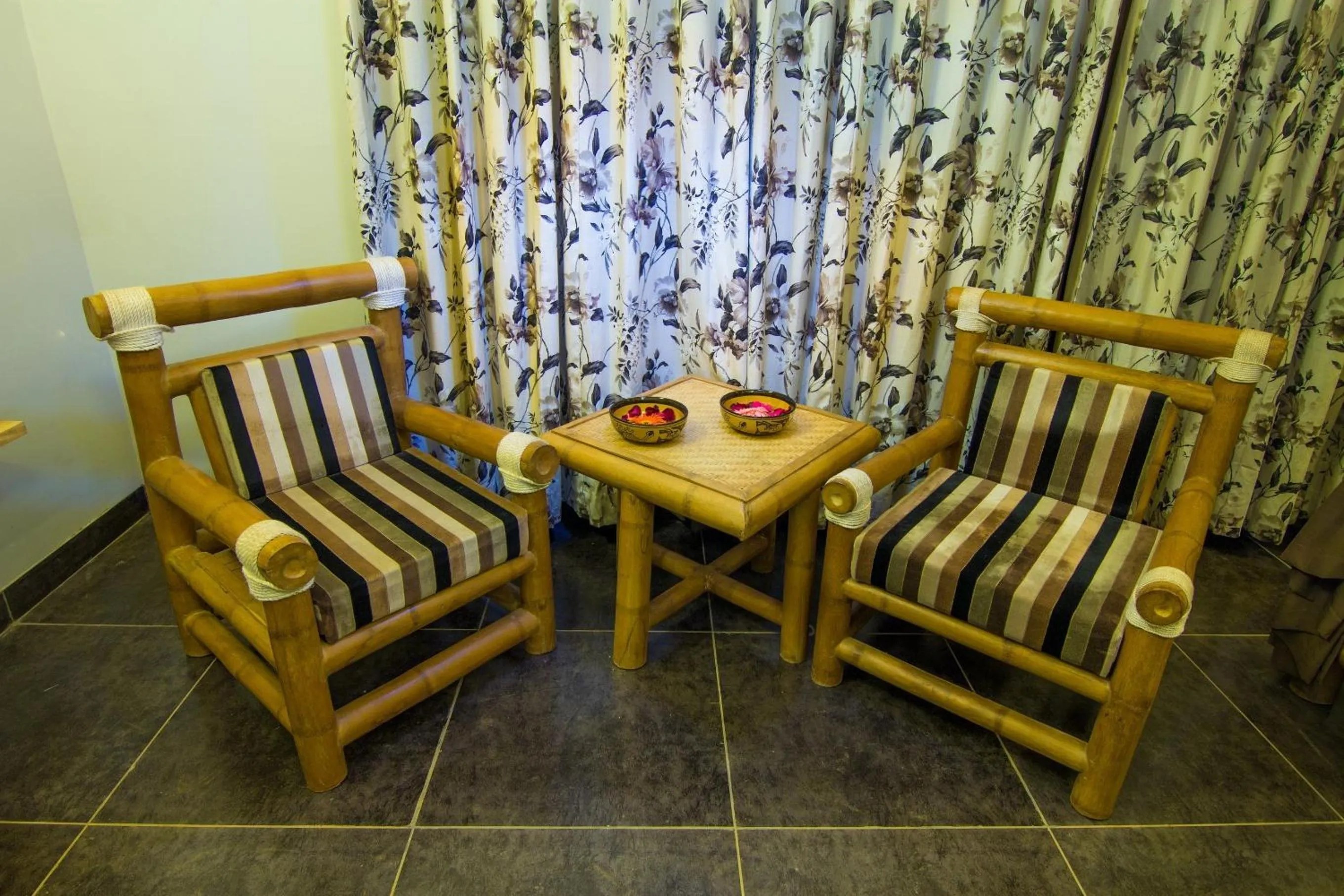 Seating area in Aranyak Resort