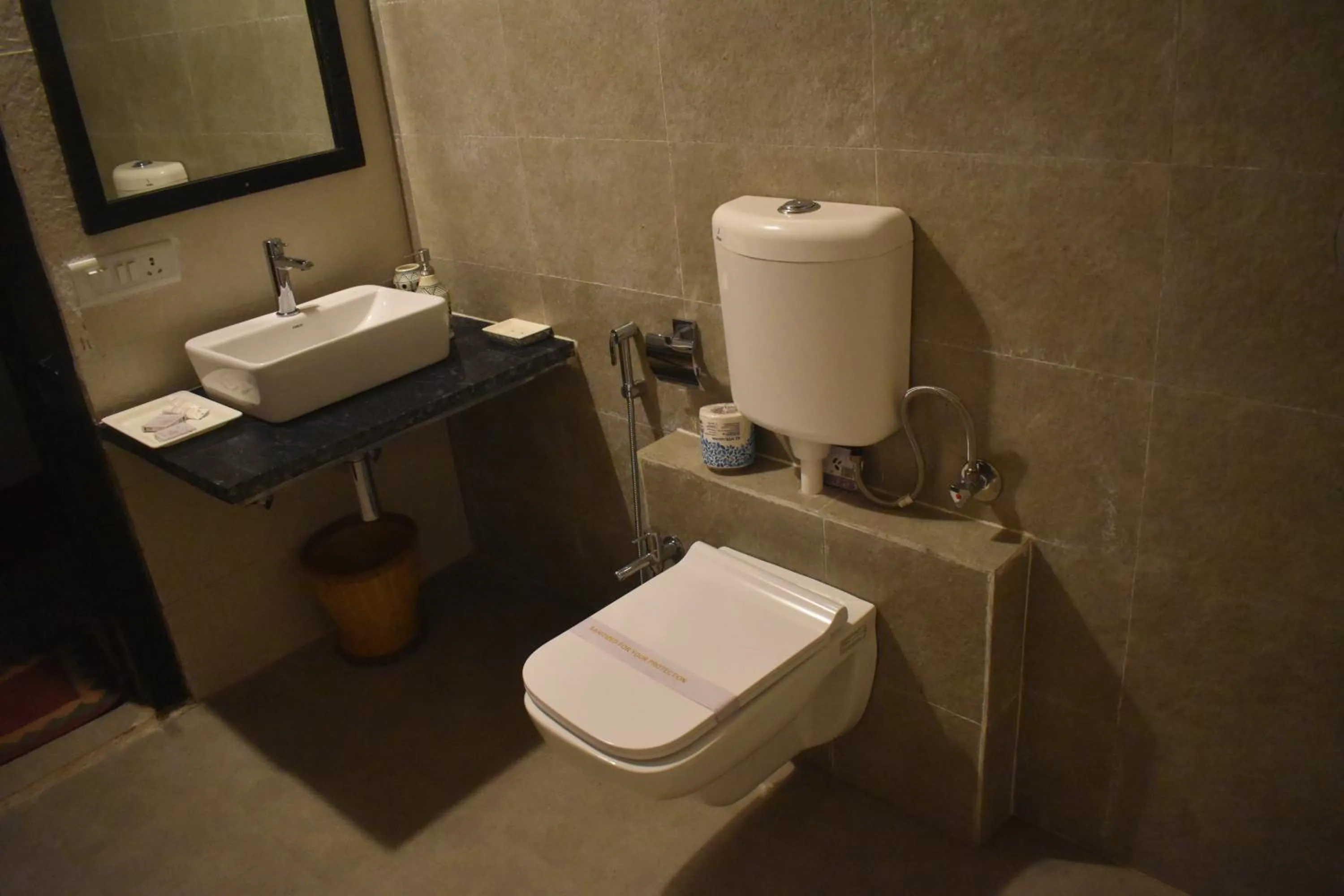 Toilet in Aranyak Resort