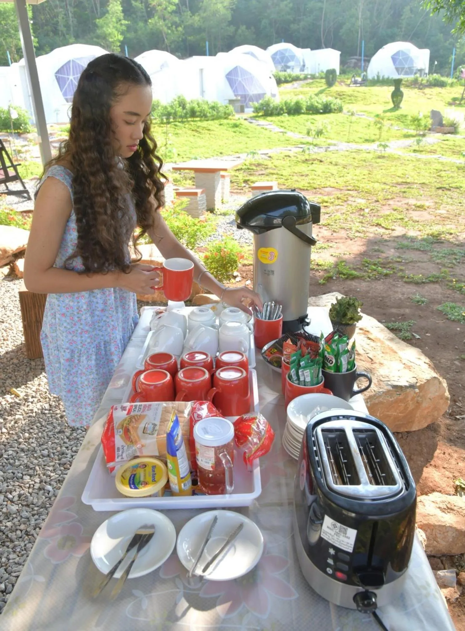 Coffee/tea facilities in NiNo San Glamping - Pak Chong
