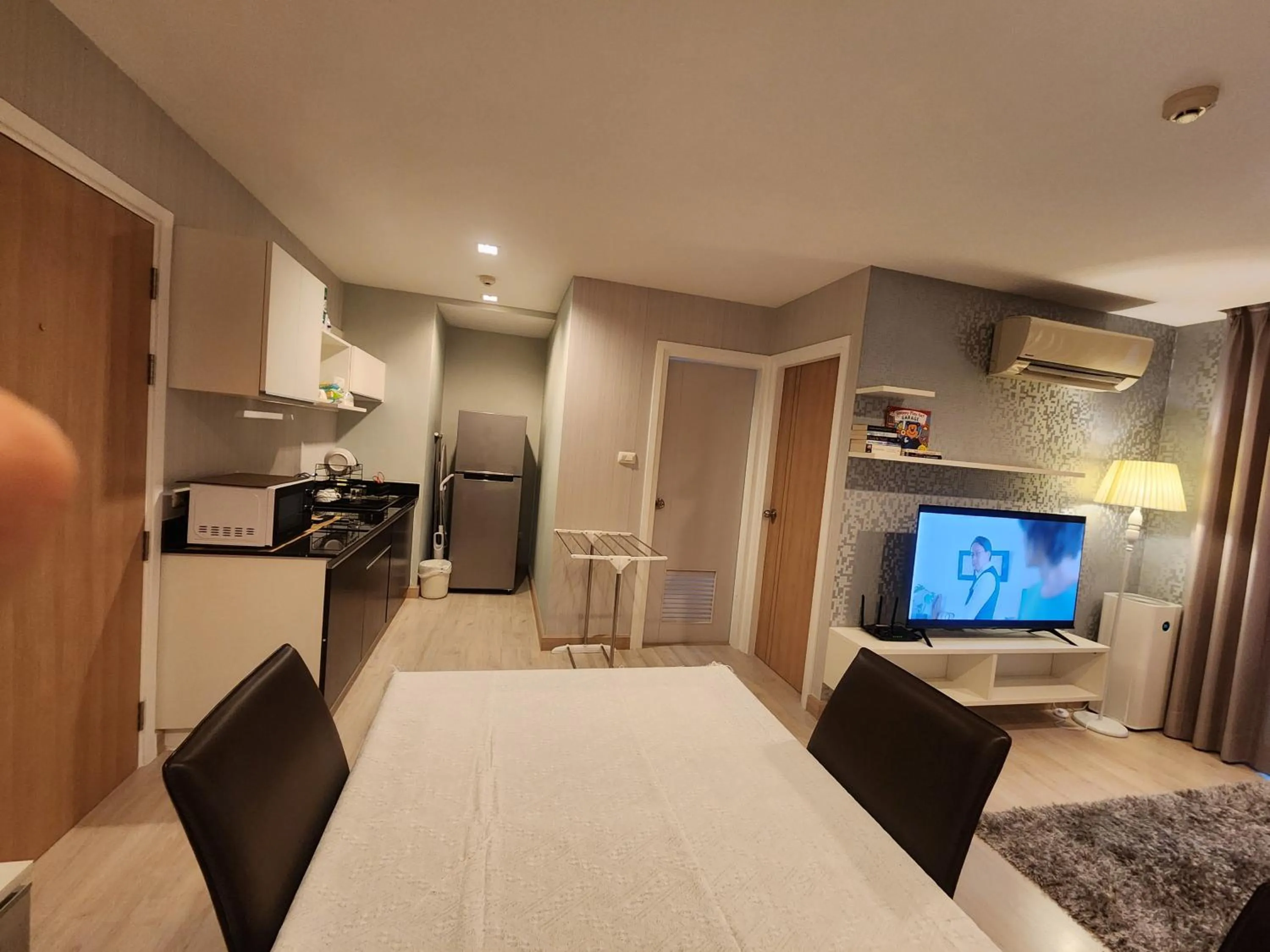 Living room, Bed in Family Suit 2 Bedrooms 2 Bathrooms in Chiang Mai