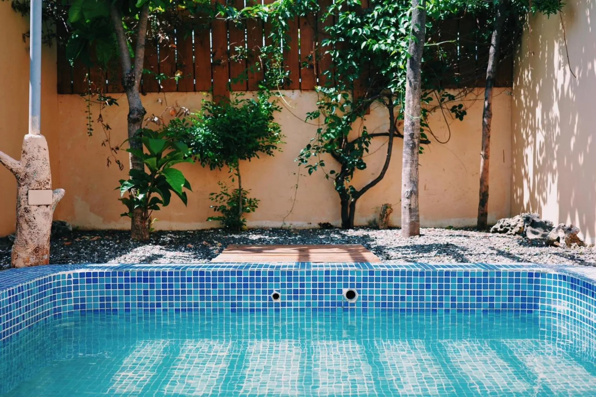 Swimming pool in Ding Jia Garden Resort