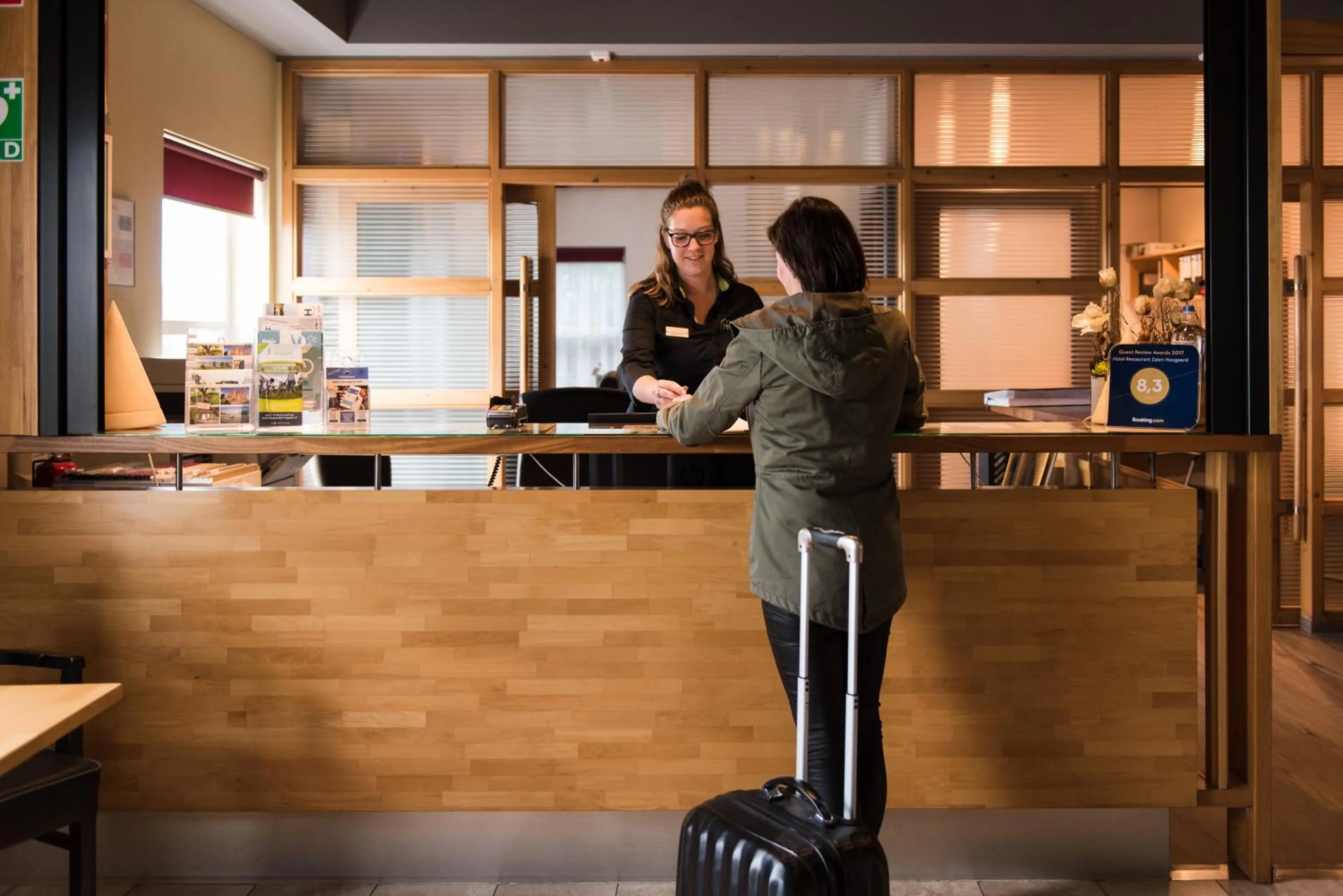Lobby or reception in Hotel Restaurant Zalen Hoogeerd