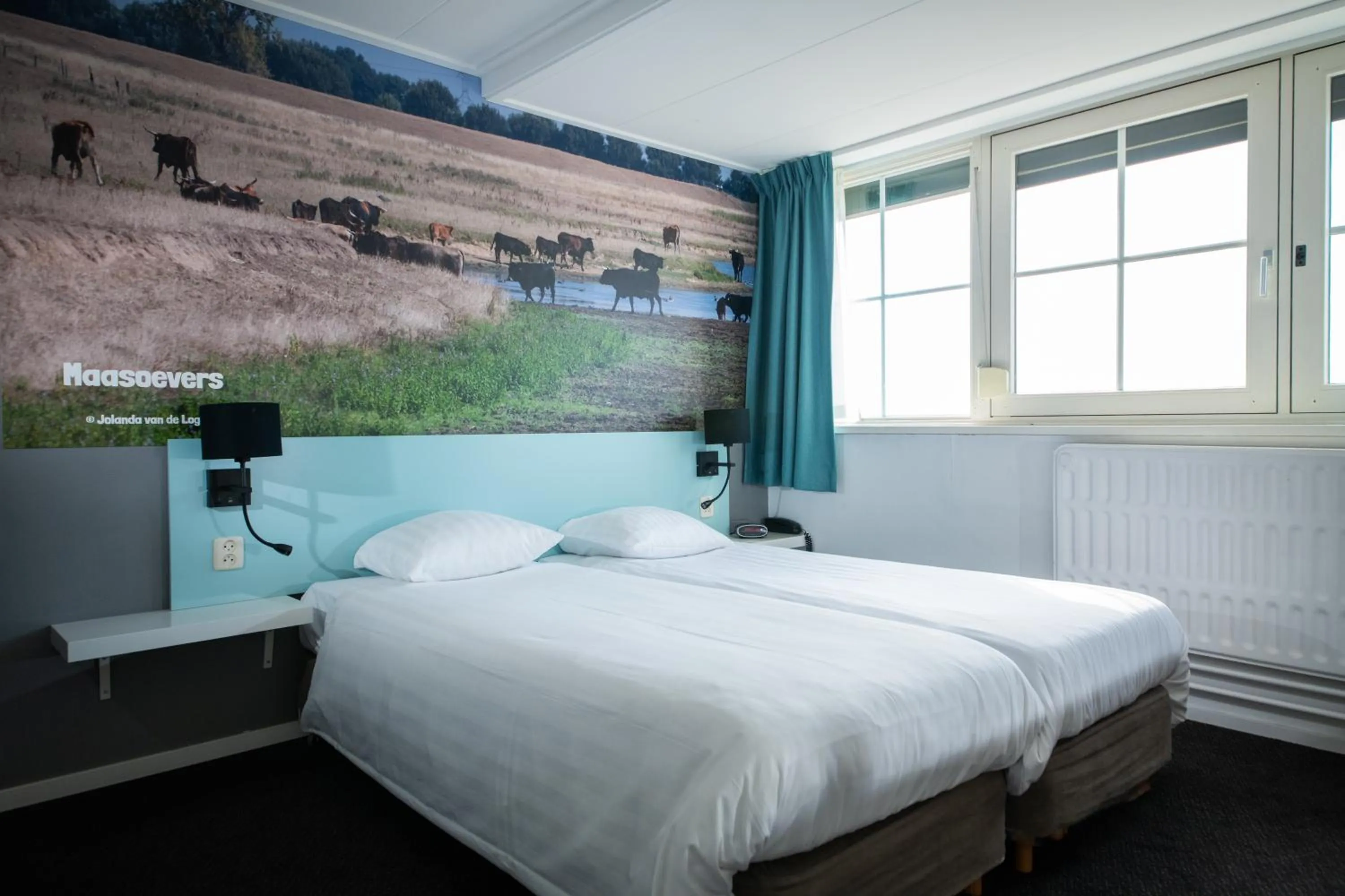 Bedroom, Bed in Hotel Restaurant Zalen Hoogeerd