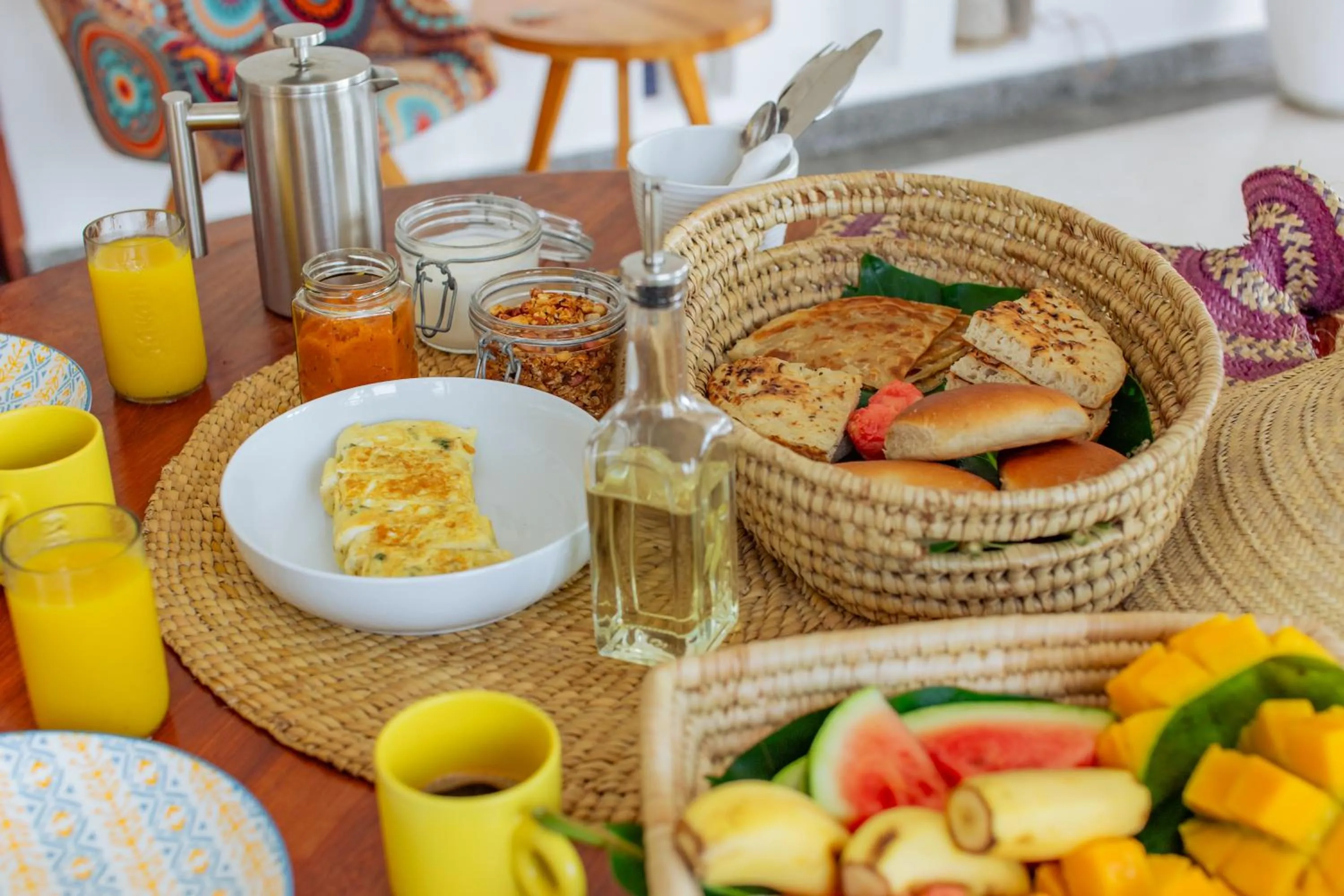 Food and drinks in Babu Villas