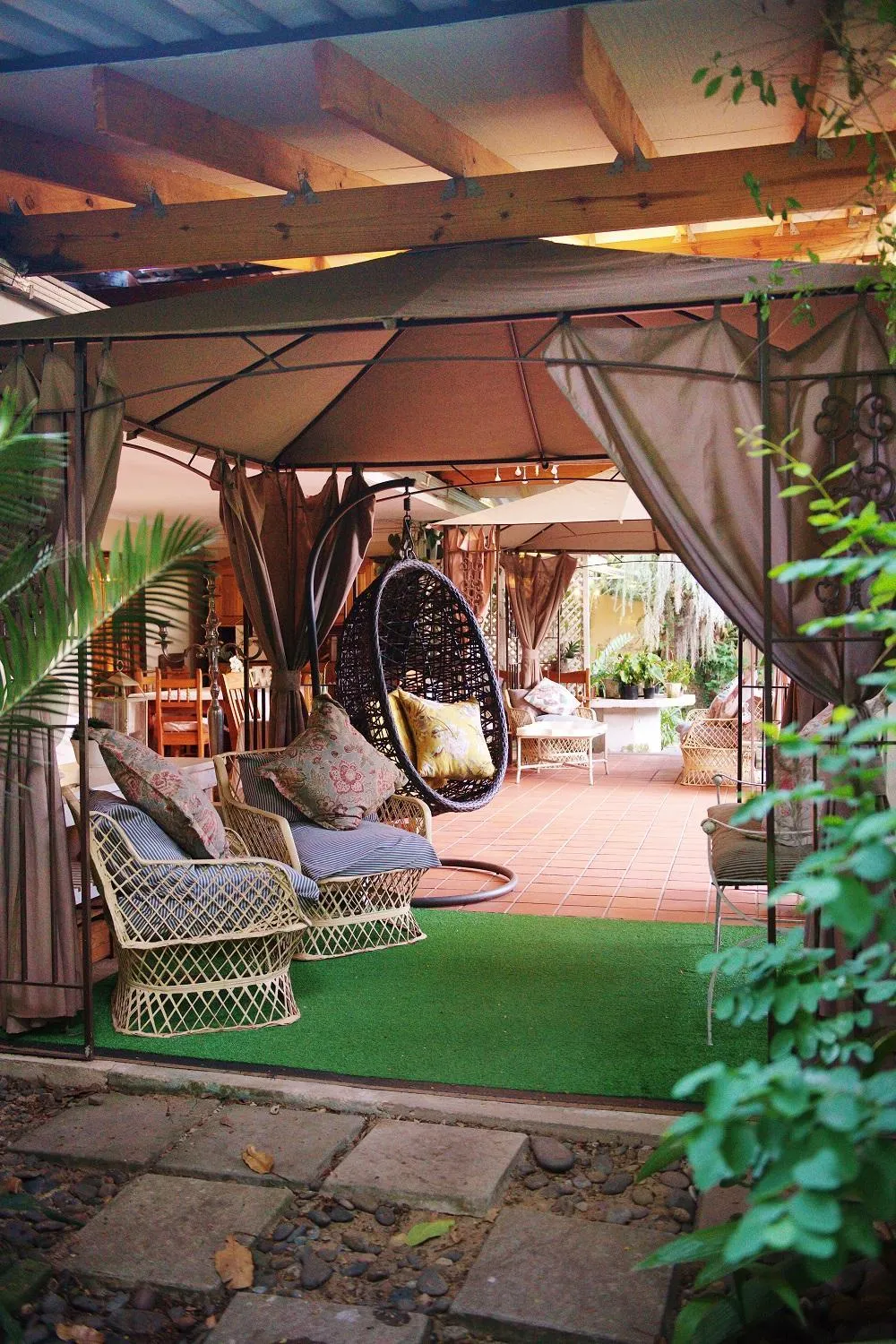 Patio in Almar View Guest House