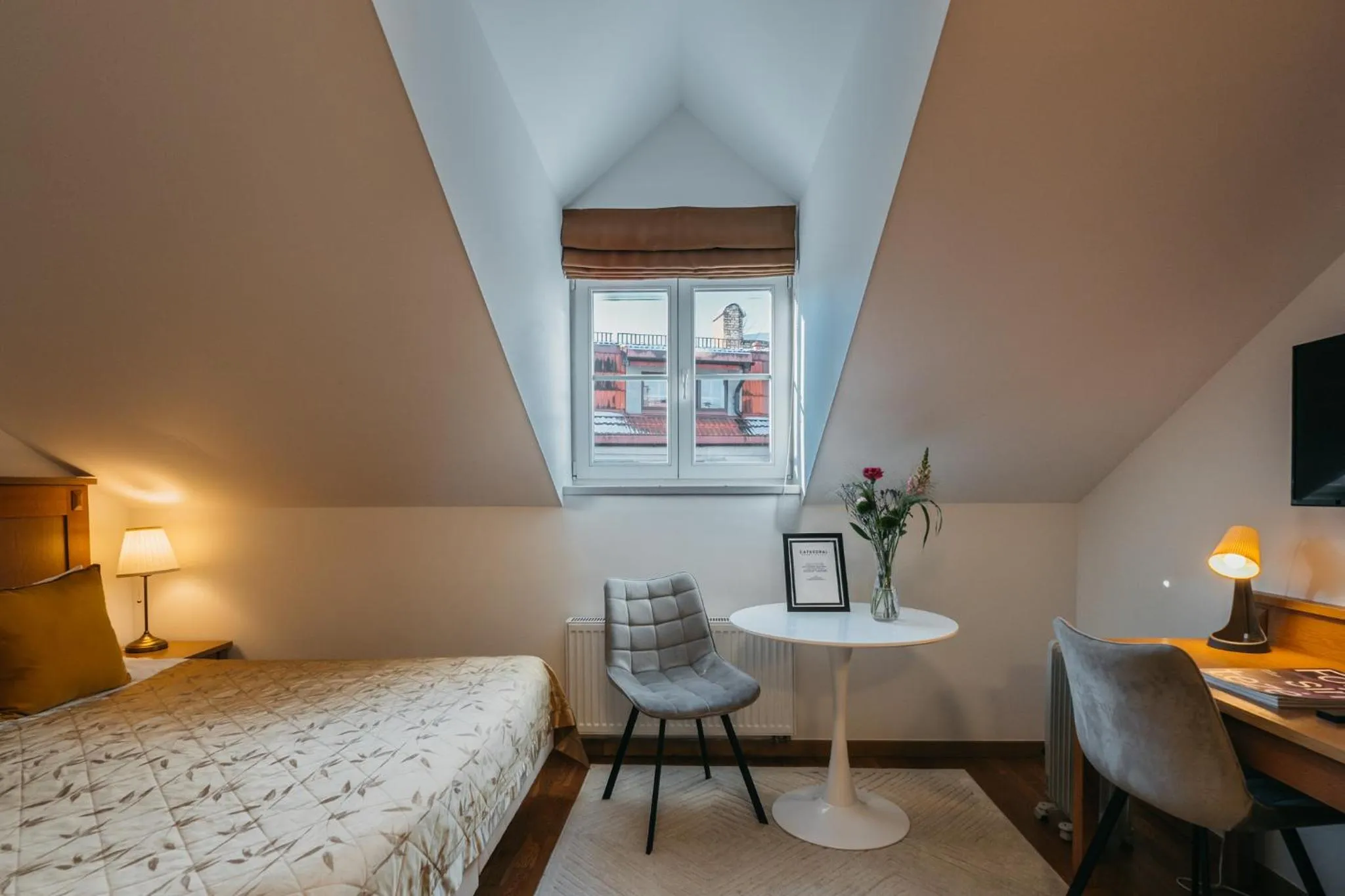 View (from property/room), Bed in CATHEDRAL Old Town Suites