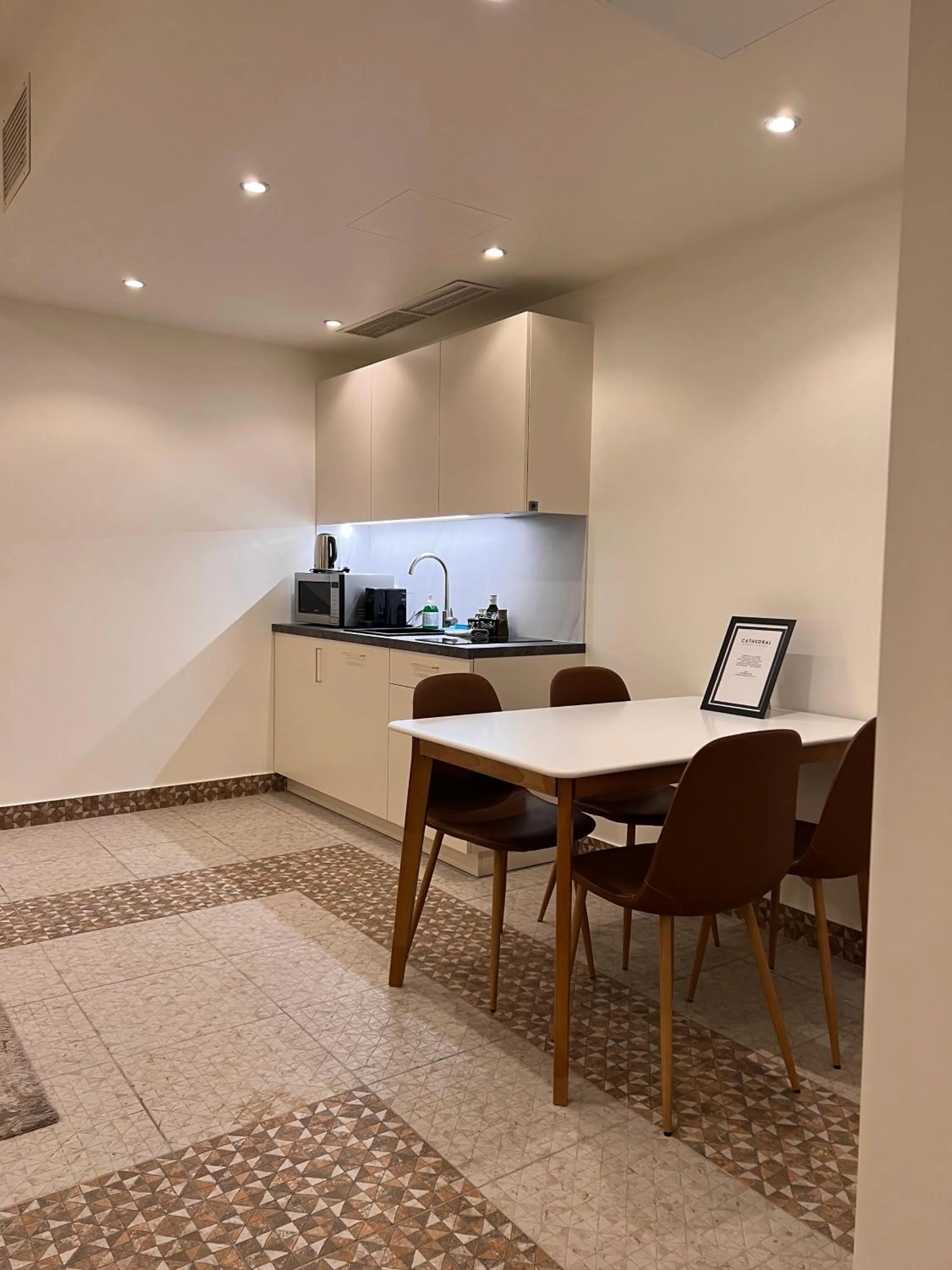 Kitchen or kitchenette in CATHEDRAL Old Town Suites