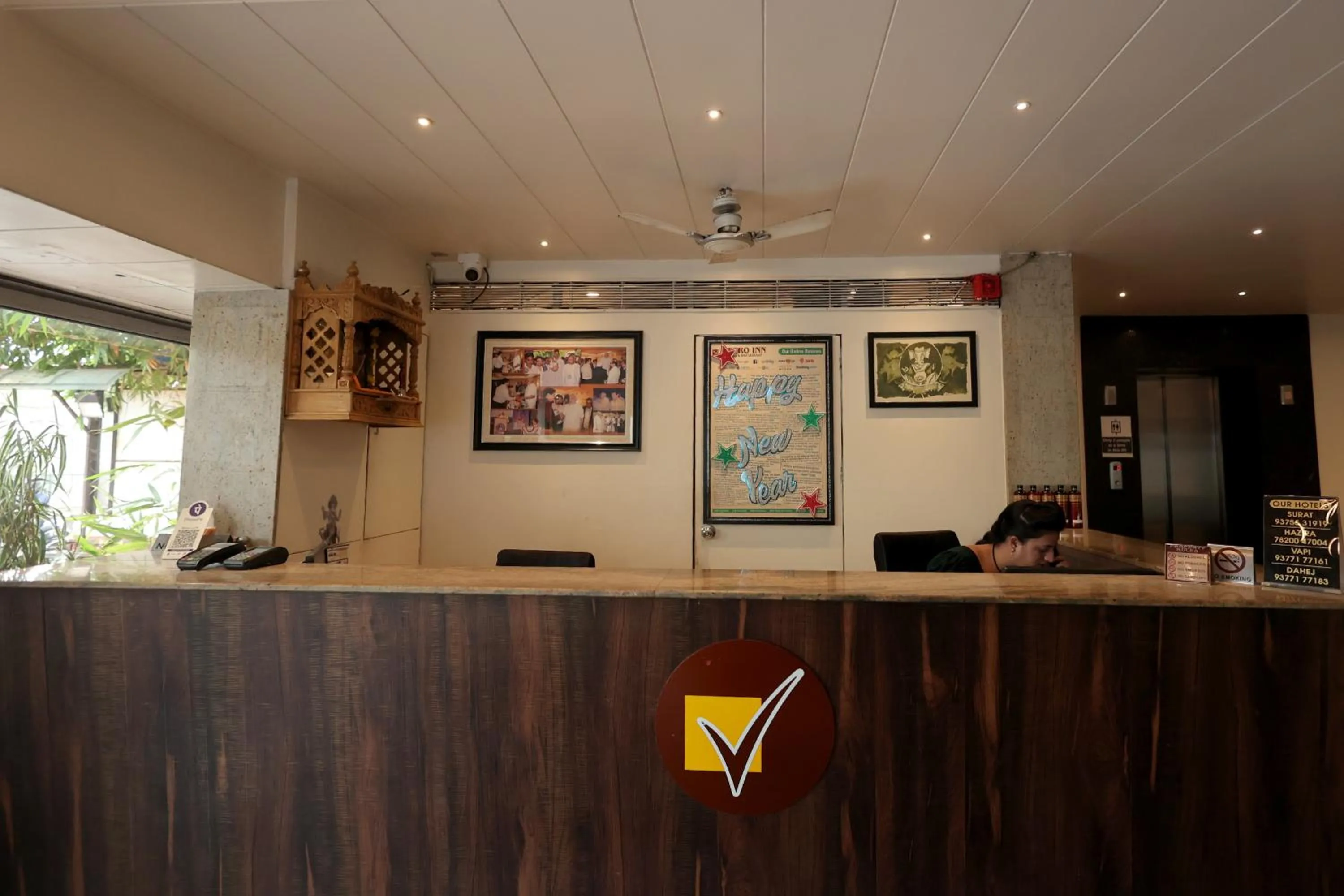 Lobby or reception in Hotel Vetro Inn