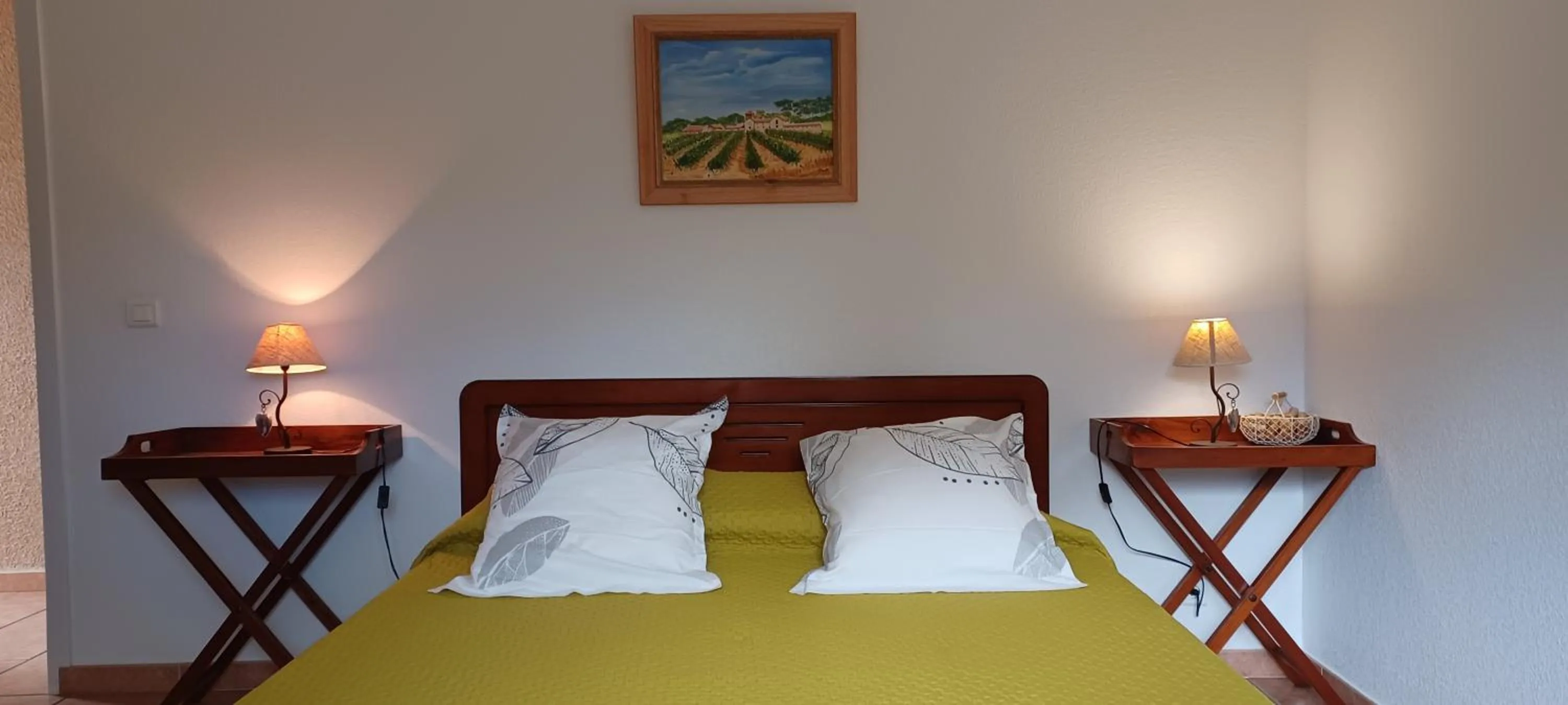 Bed in Chambres d'hôtes La Gardie