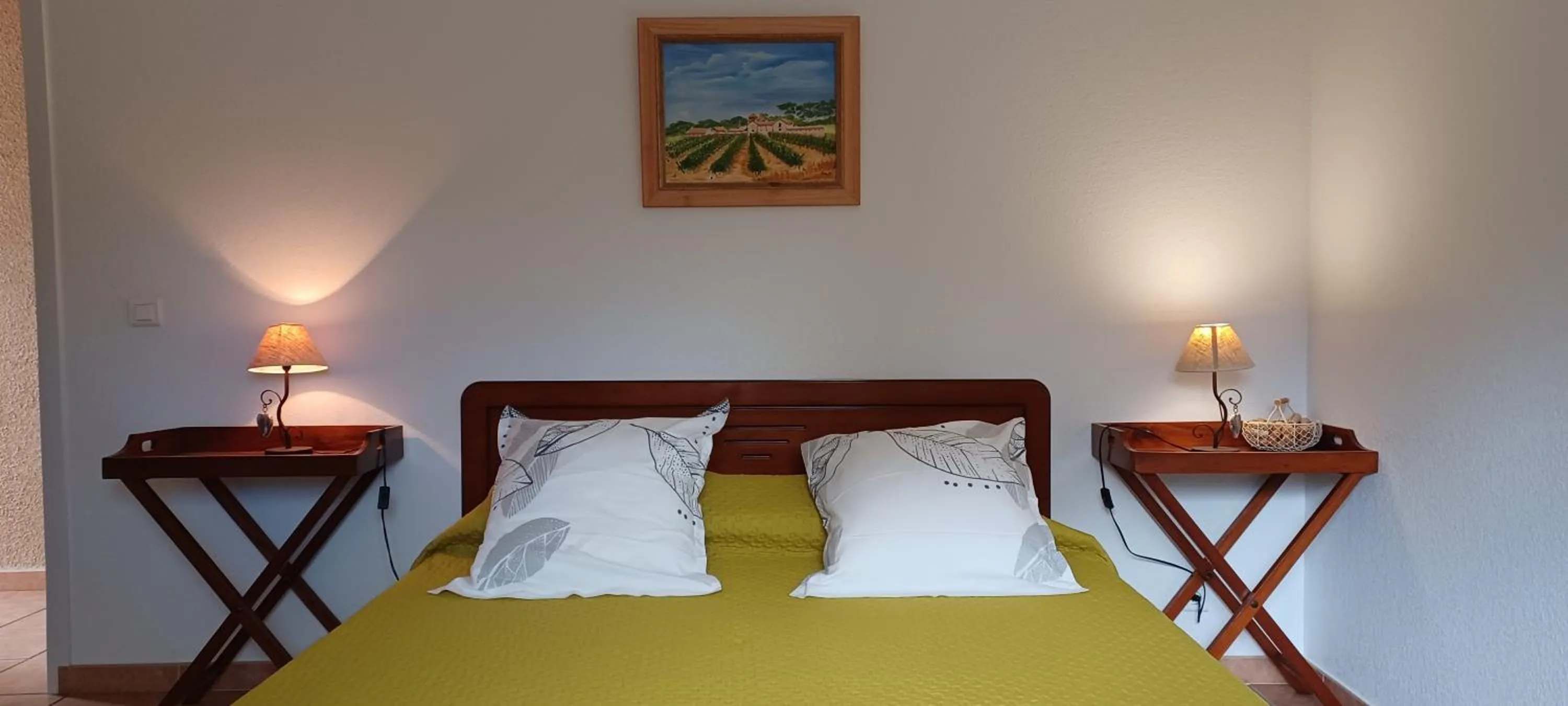 Bed in Chambres d'hôtes La Gardie