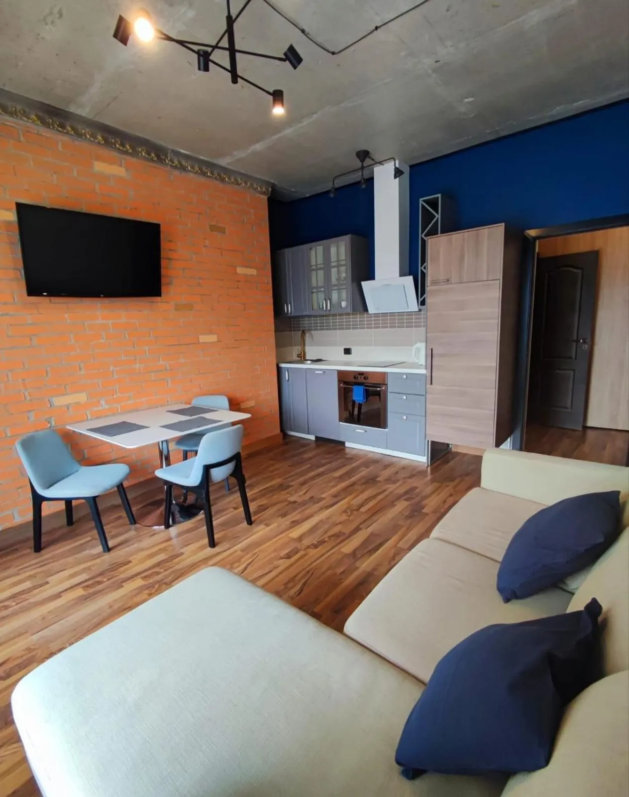 Living room in Saules Club Apart Hotel