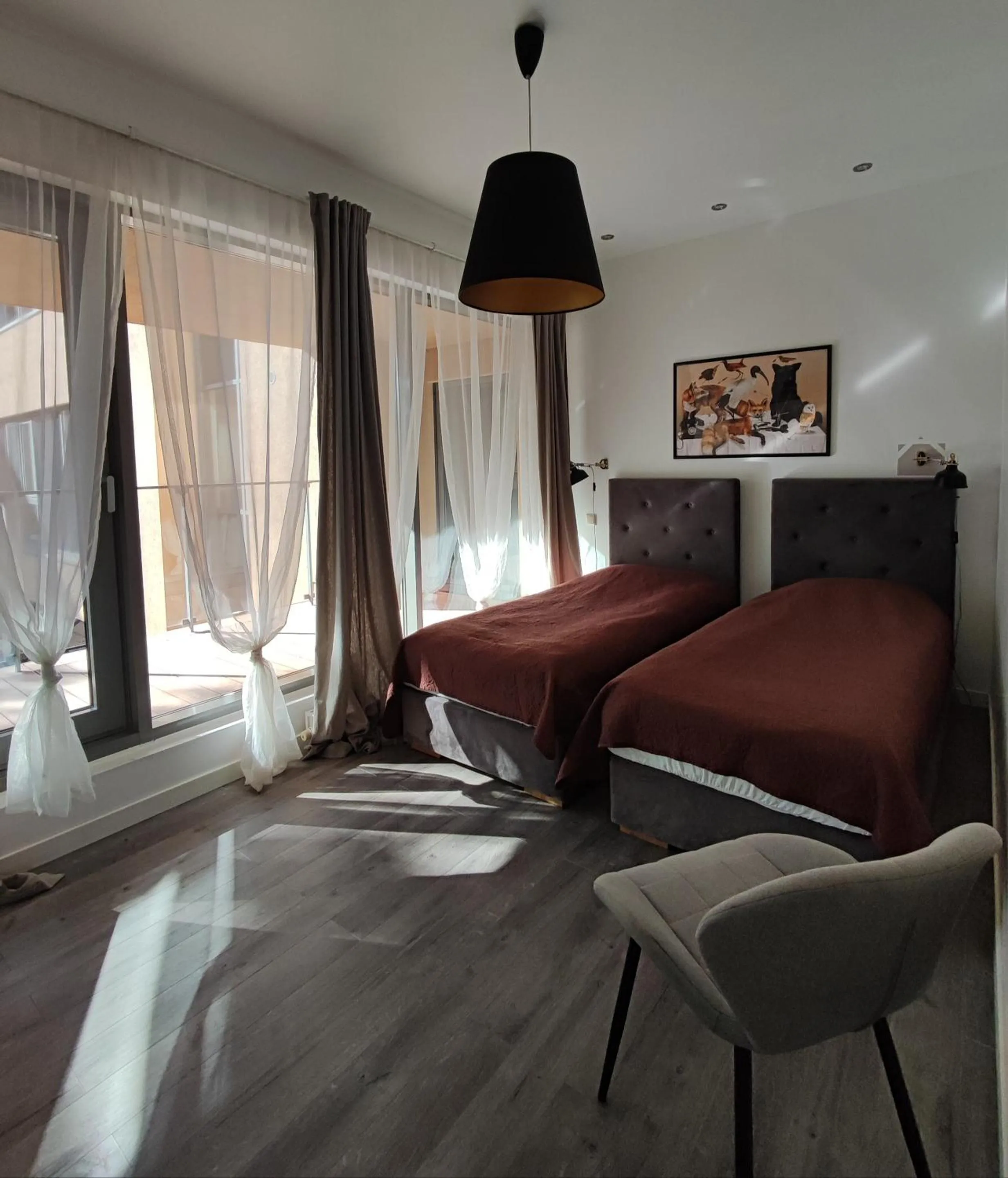 Bed in Saules Club Apart Hotel