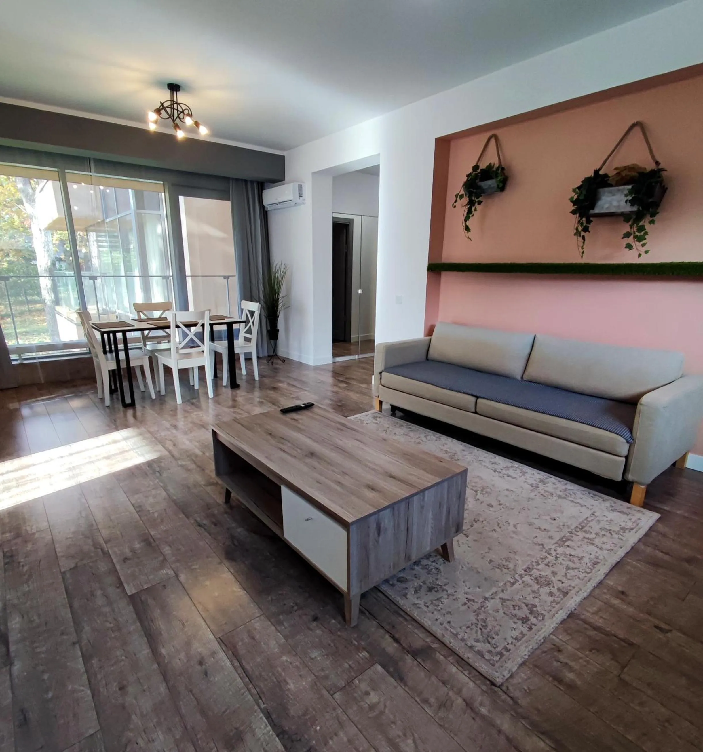 Living room in Saules Club Apart Hotel