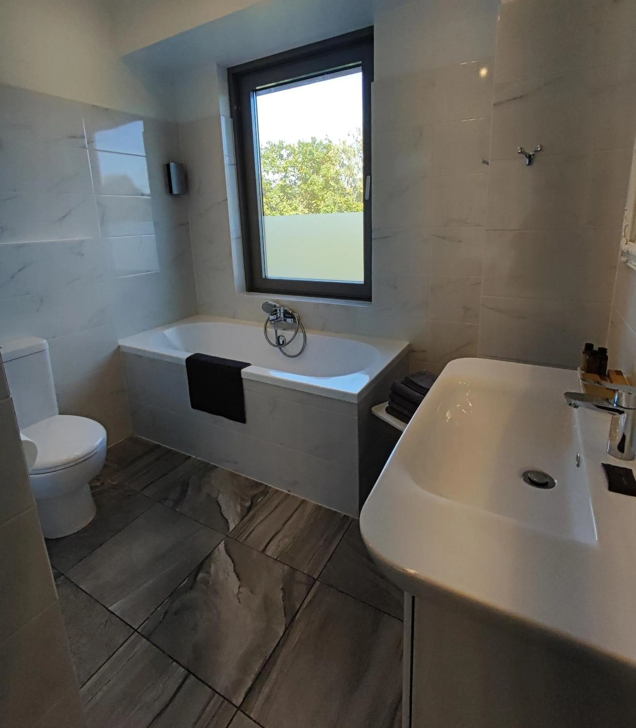 Toilet in Saules Club Apart Hotel