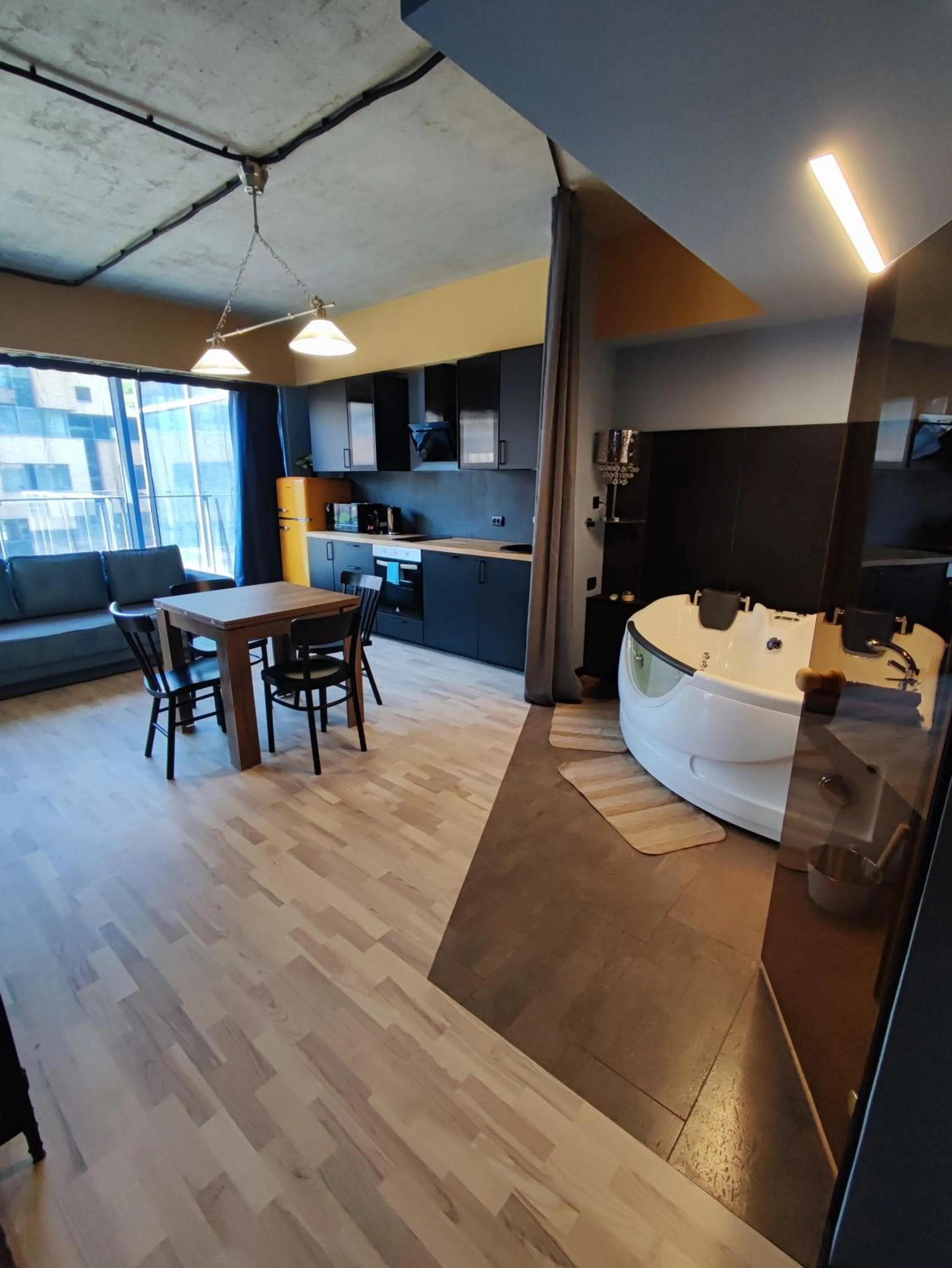 Sauna, Bed in Saules Club Apart Hotel