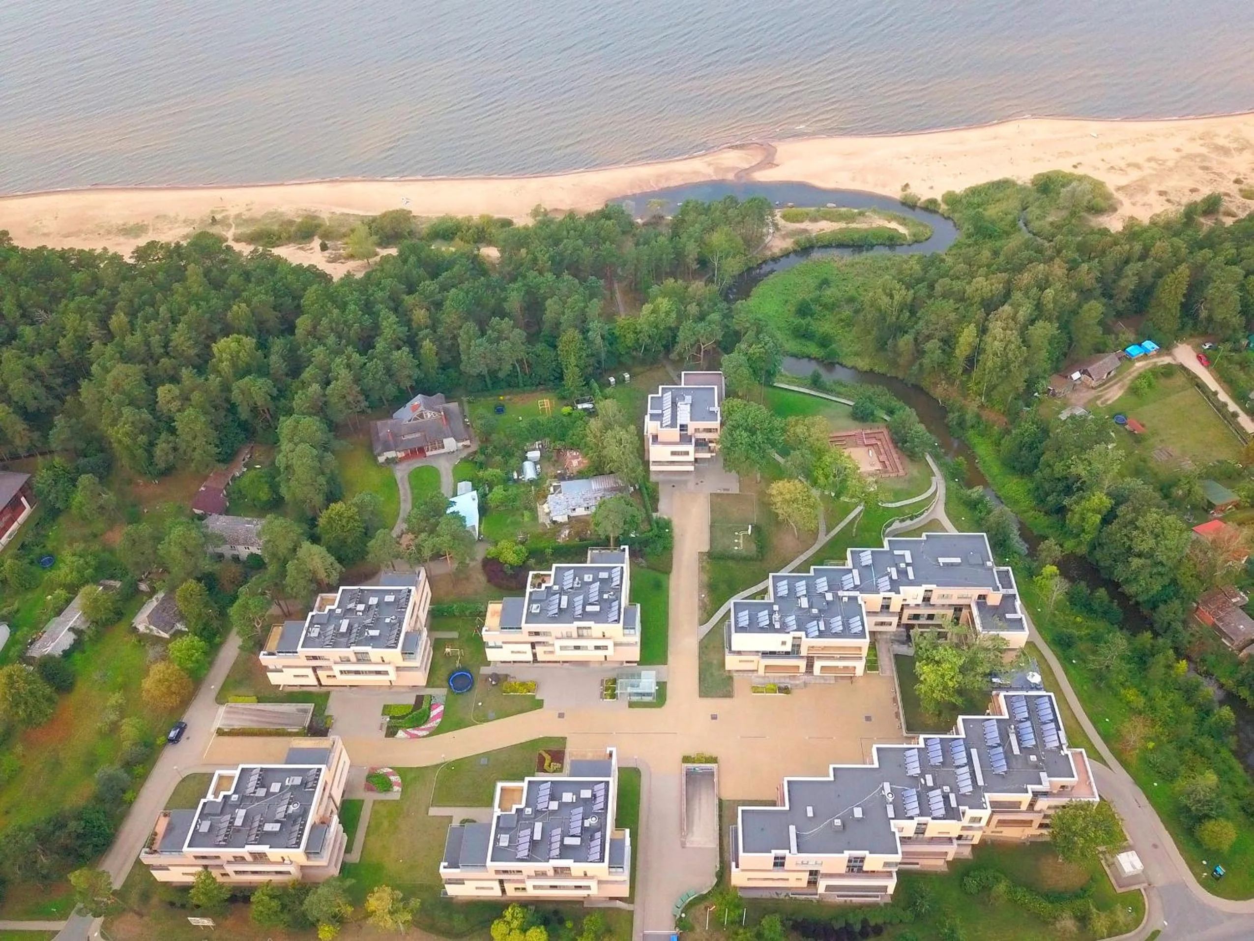 Bird's eye view in Saules Club Apart Hotel