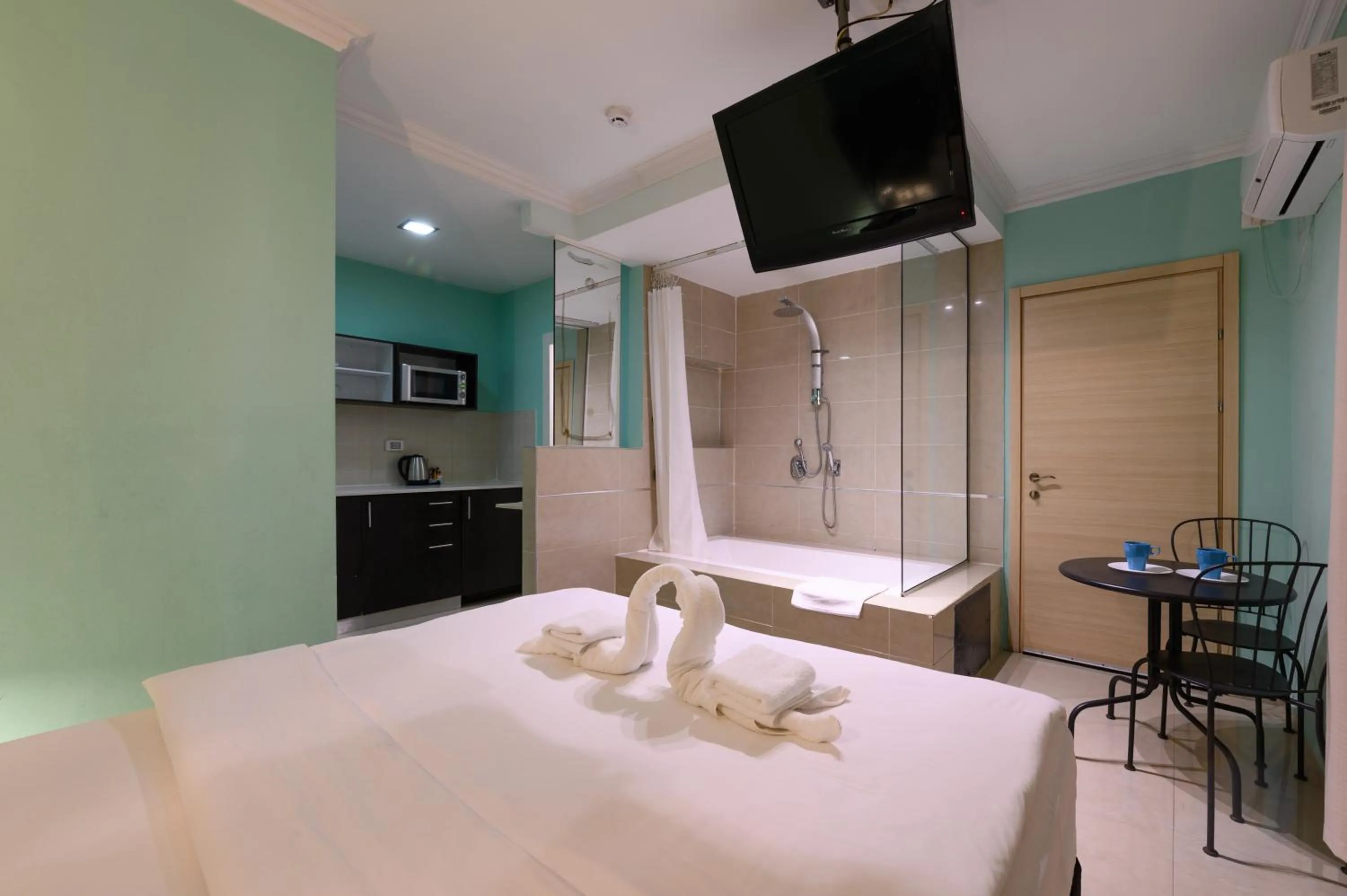 Bed in Marina Beach Hotel