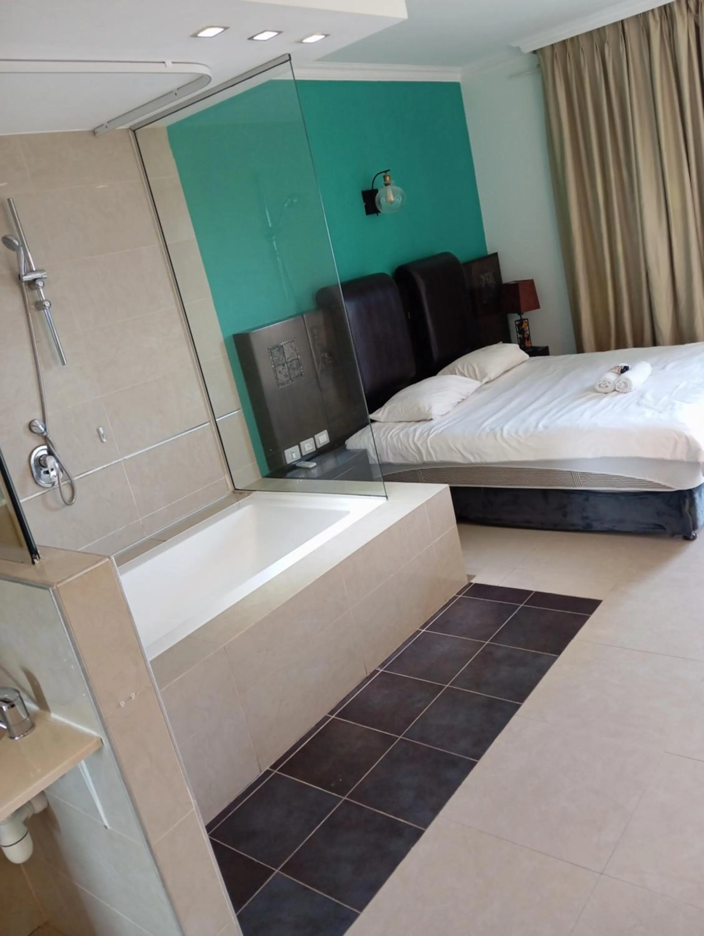 Bed in Marina Beach Hotel