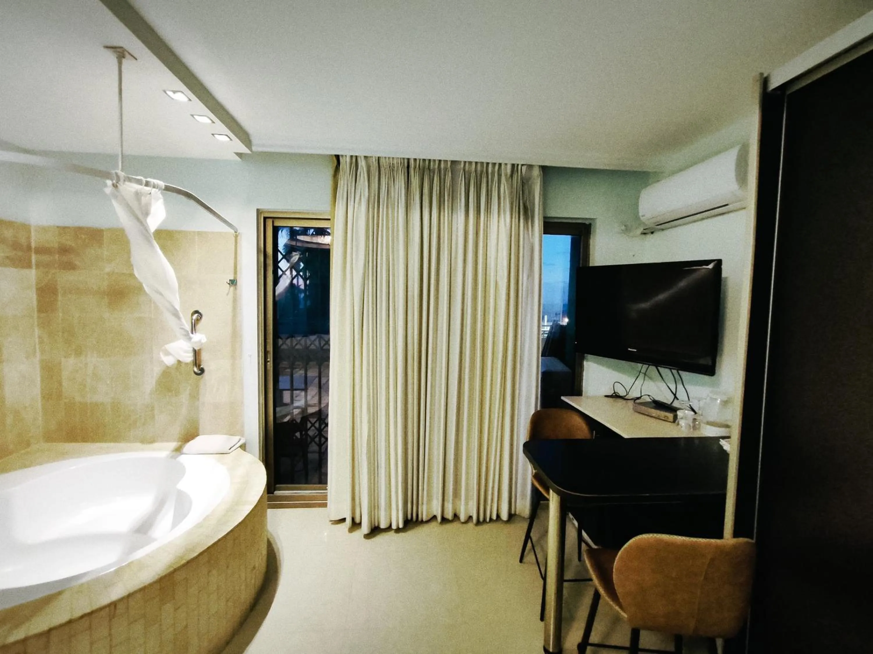 Bed in Marina Beach Hotel