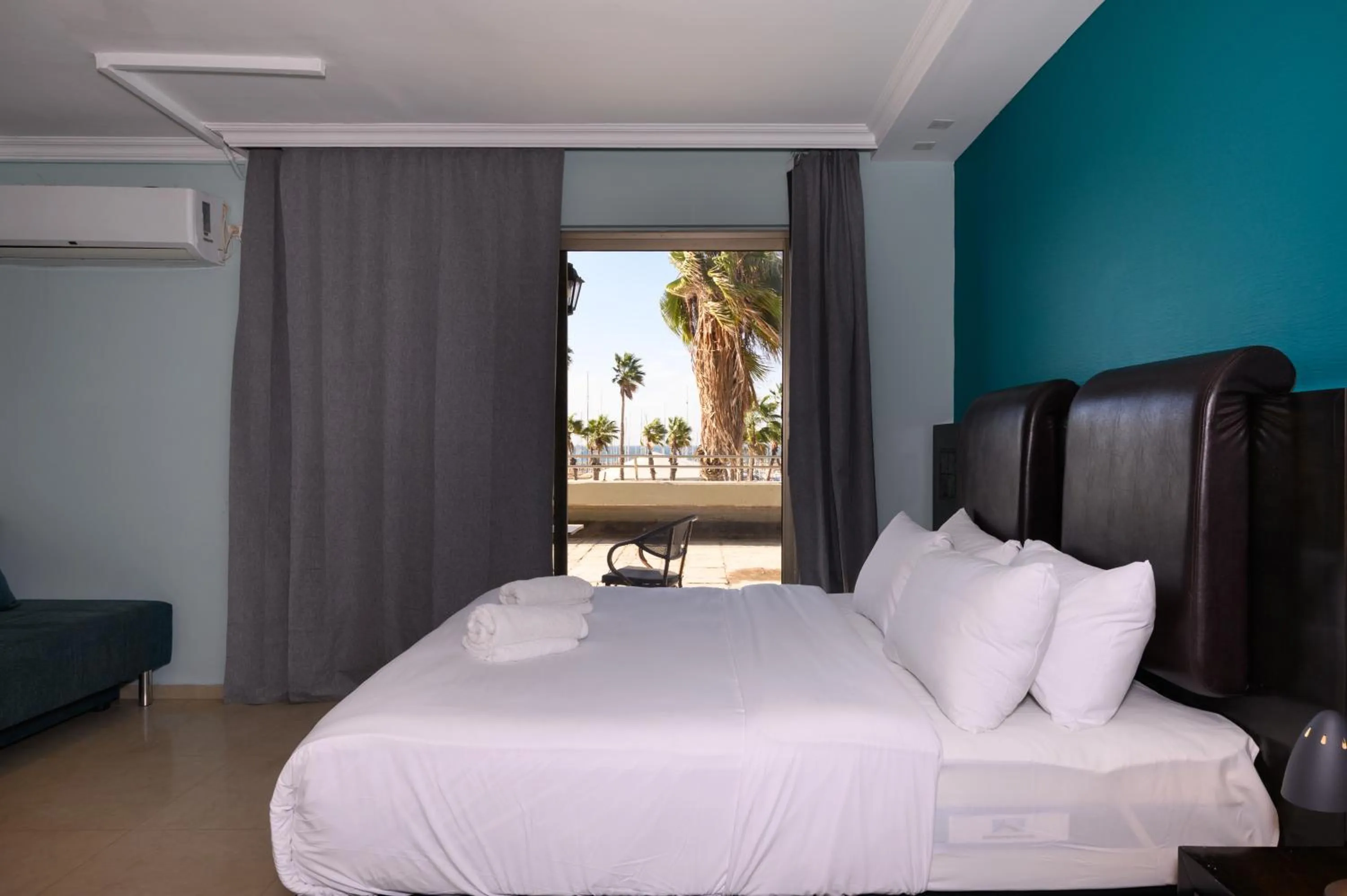 Bed in Marina Beach Hotel