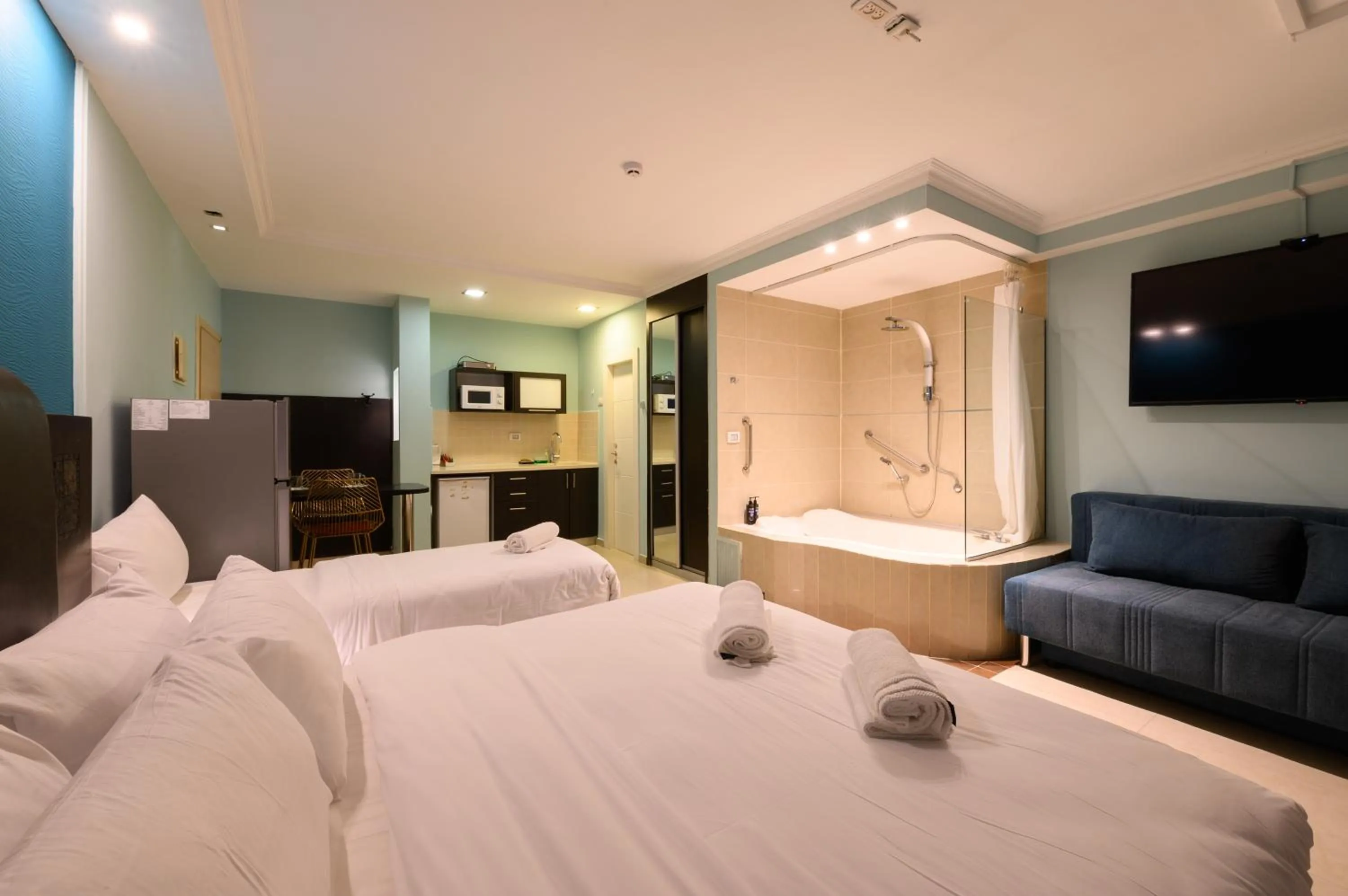 Bed in Marina Beach Hotel