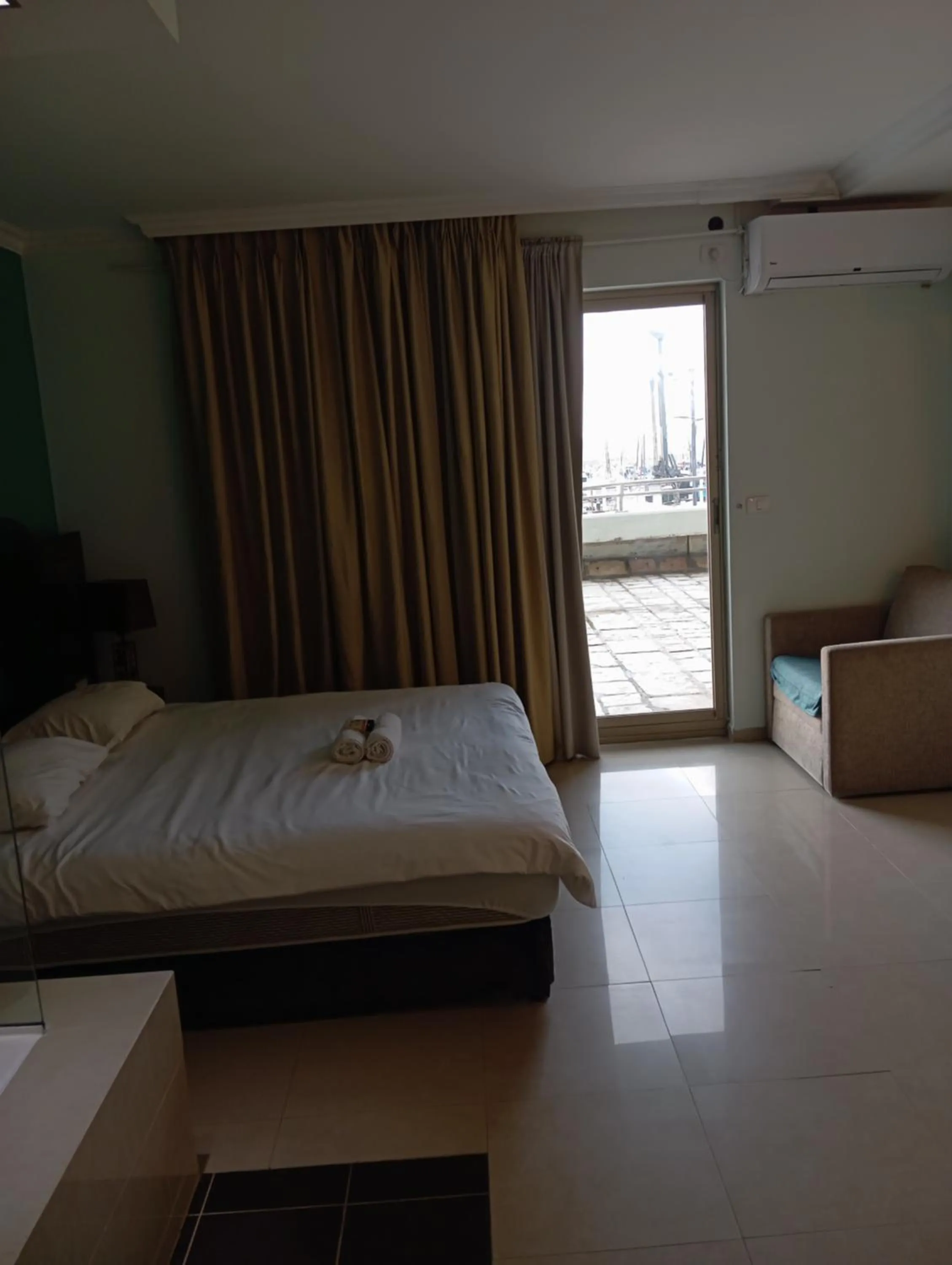 Bed in Marina Beach Hotel