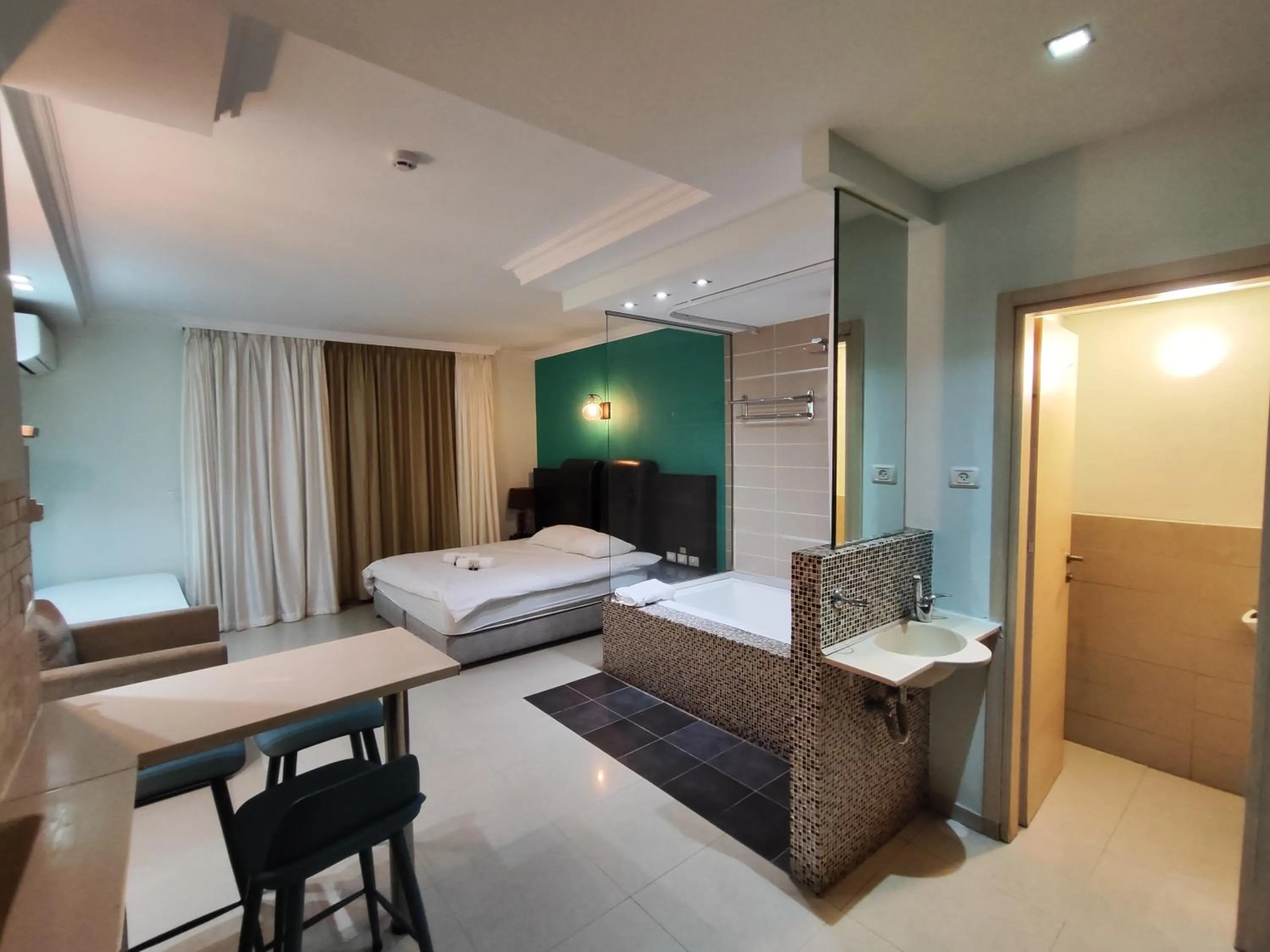 Bed in Marina Beach Hotel